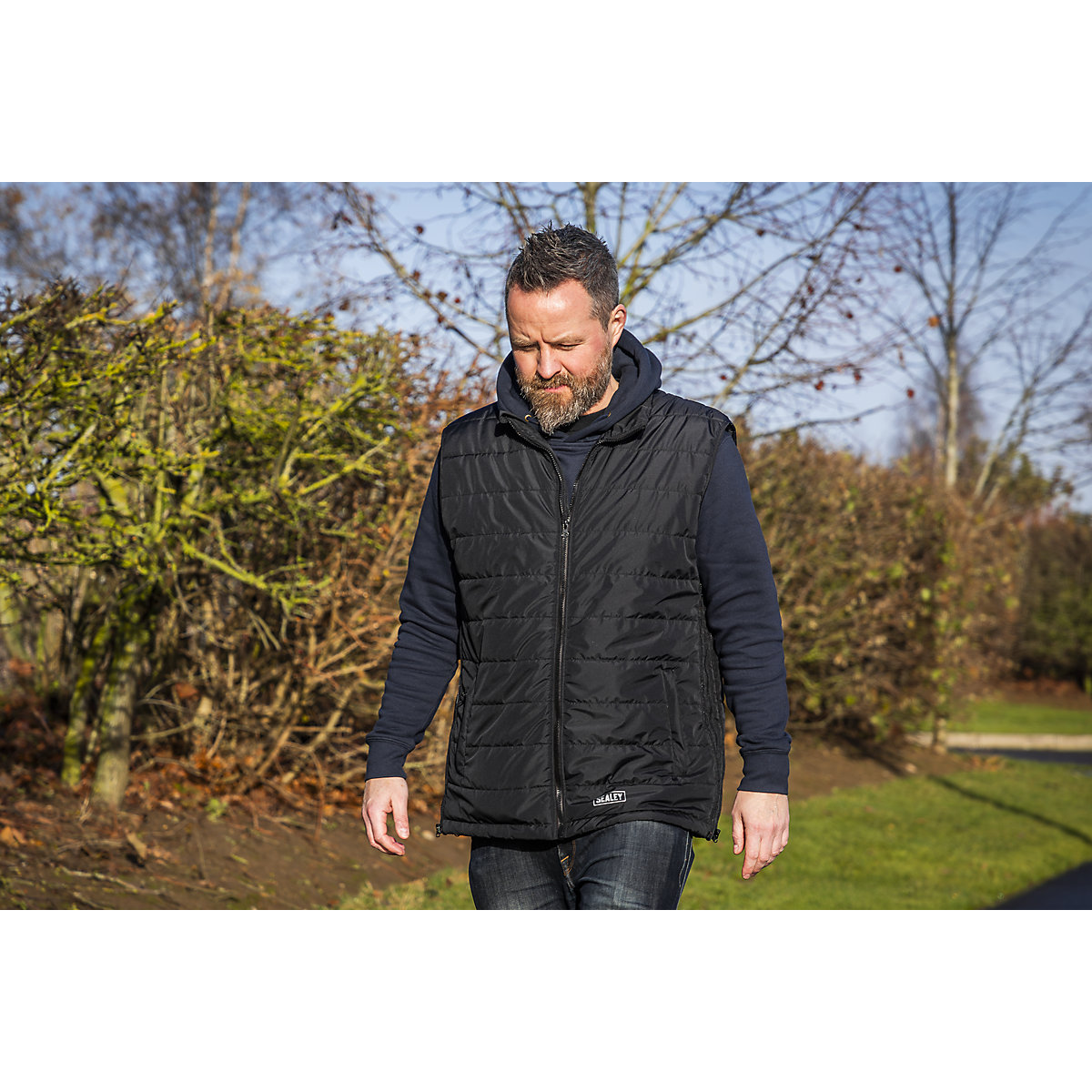 Sealey 5V Heated Puffy Gilet (Product illustration 12)-11