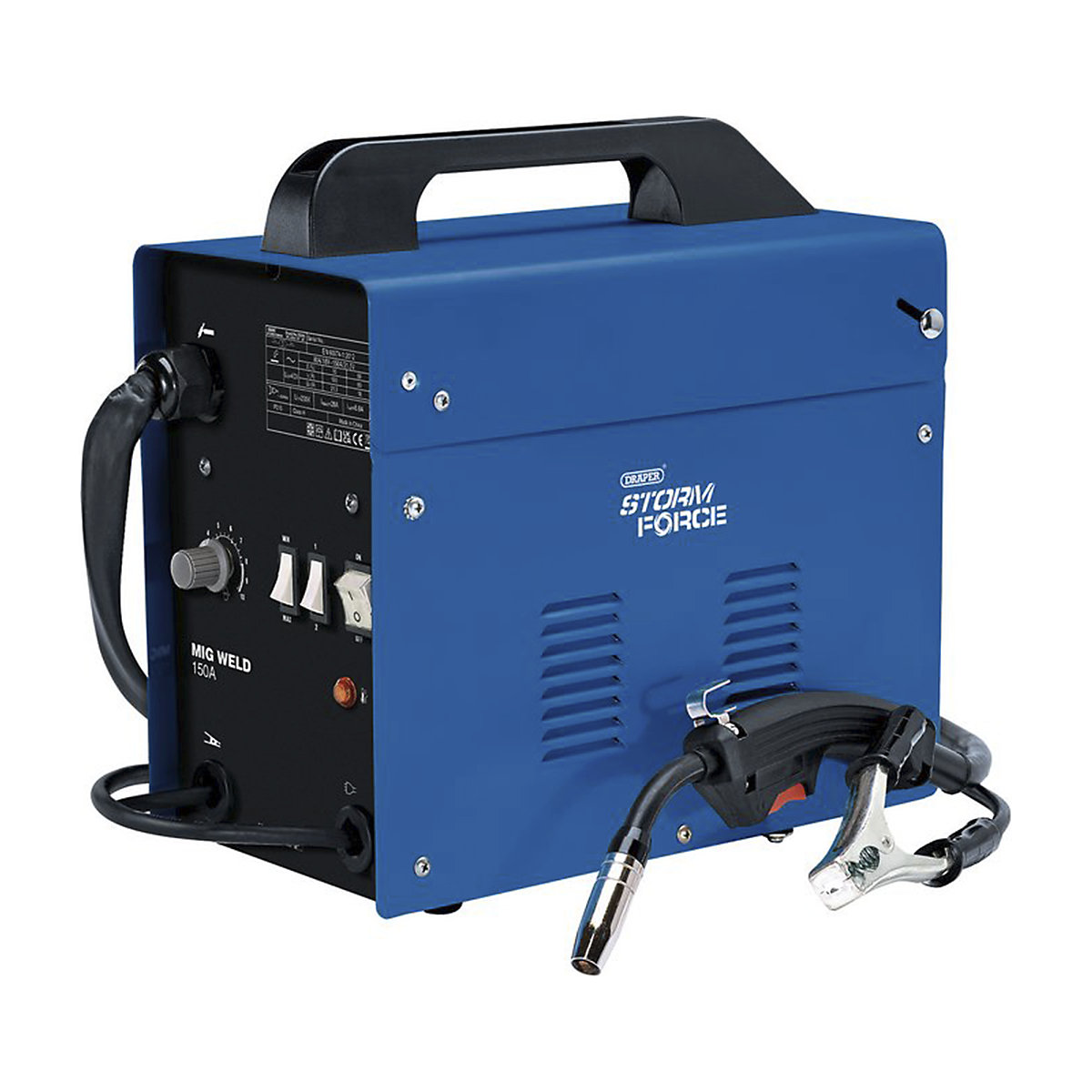 Draper Storm Force Gasless MIG Welder, Draper Storm Force Gasless MIG Welder, Draper Storm Force Gasless MIG Welder | 150A-0