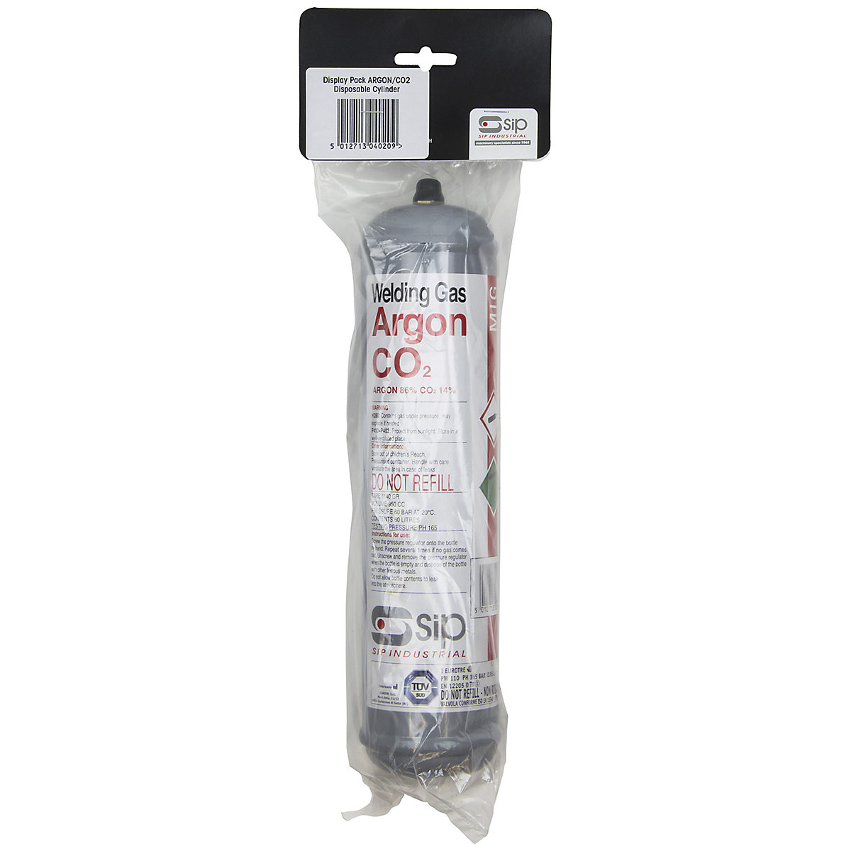 SIP Argon/CO2 Disposable Gas Bottle Pack | 390g
