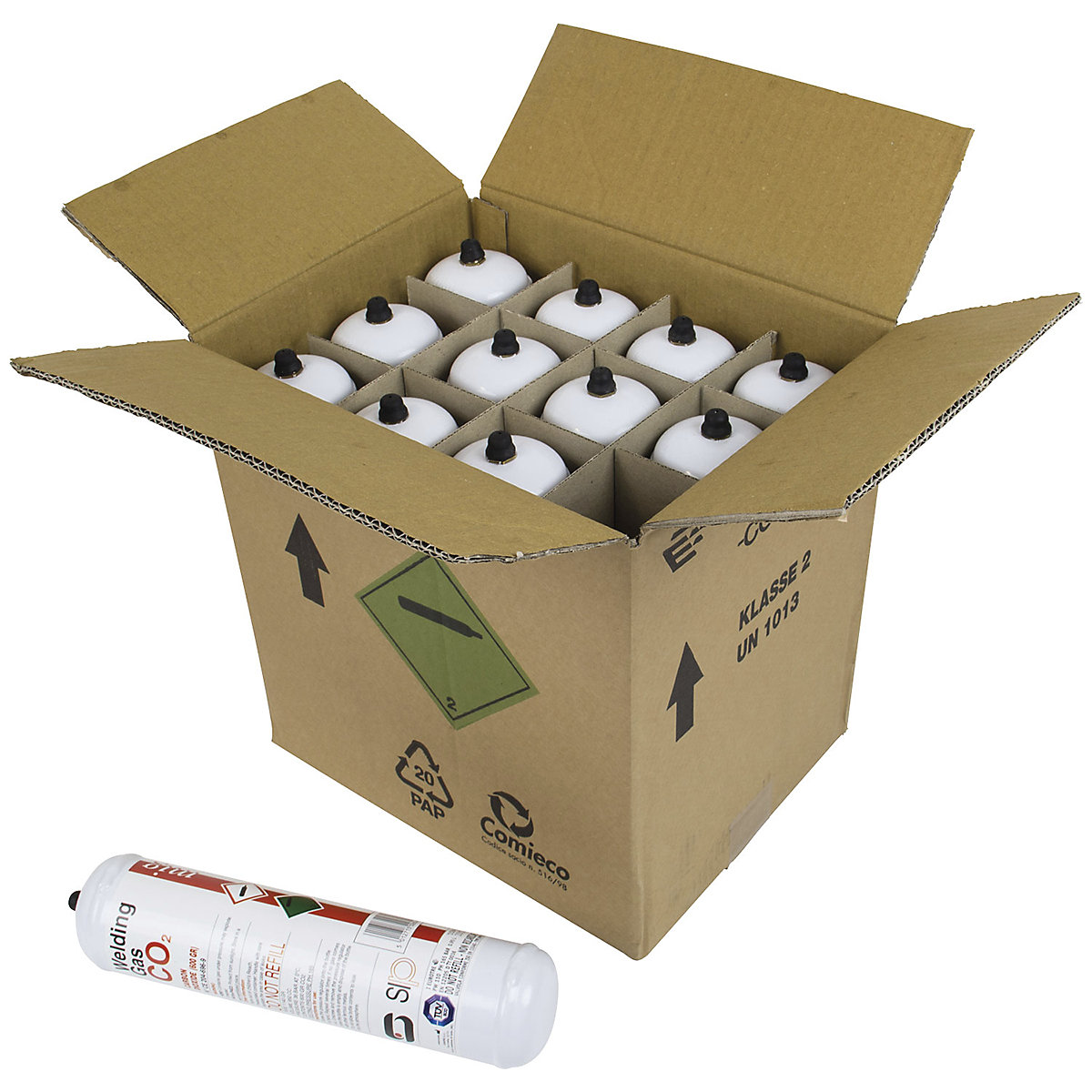 SIP CO2 Disposable Gas Bottle | 600g (Product illustration 3)-2