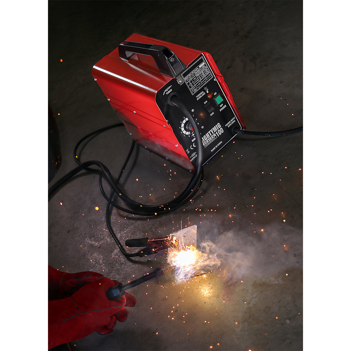 Sealey No-Gas MIG Welder (Product illustration 4)-3