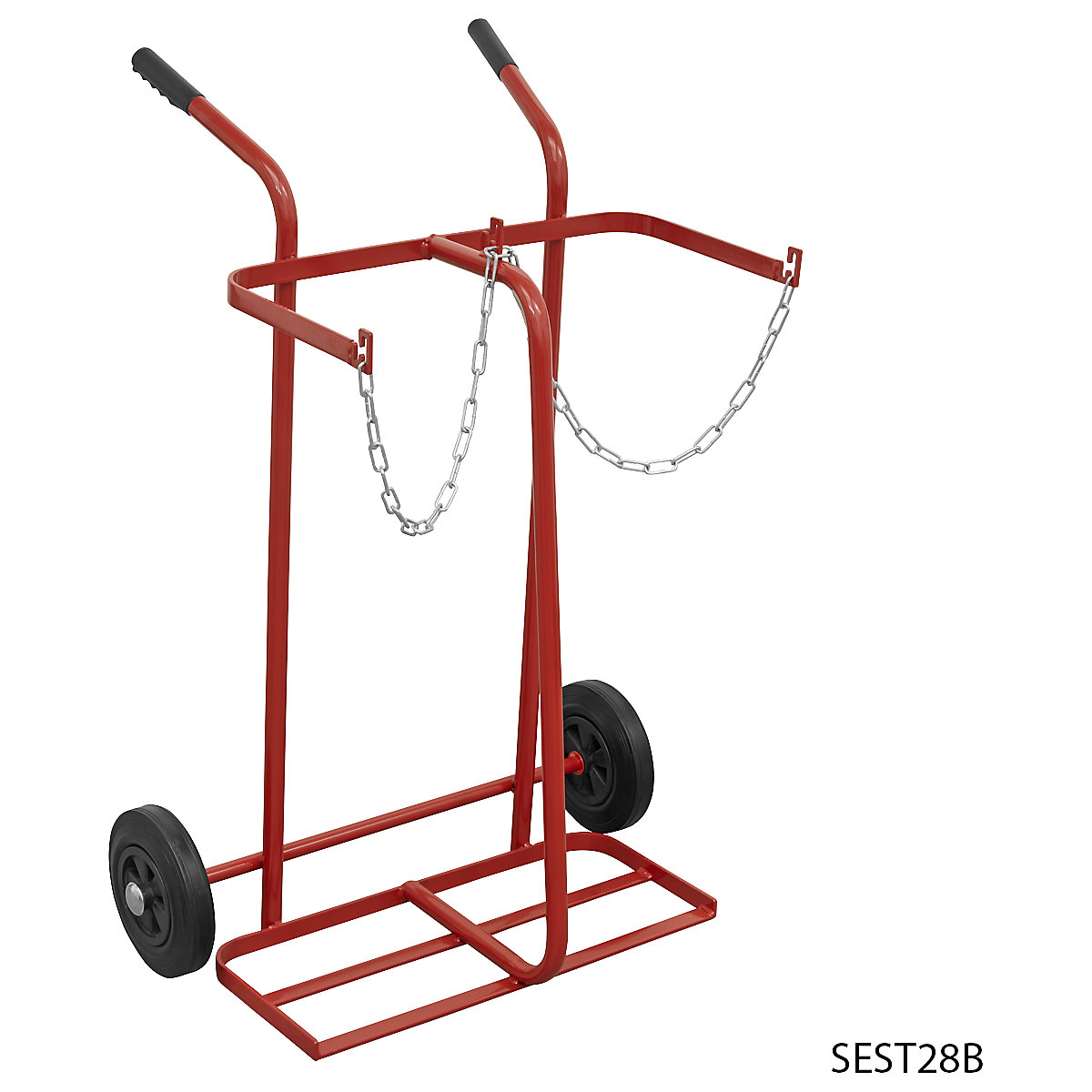 Sealey Welding Bottle Trolley (Product illustration 2)-1