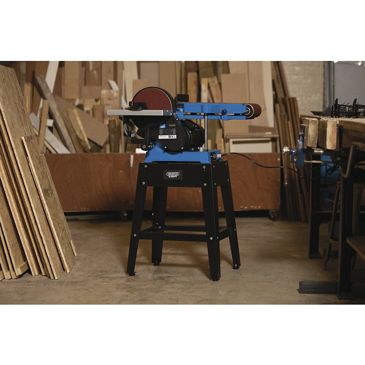 Draper Expert Belt & Disc Sander with Tool Stand | 750W (Product illustration 4)-3