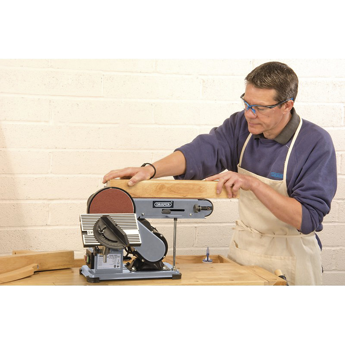 Draper Storm Force Belt & Disc Sander | 375W (Product illustration 2)-1