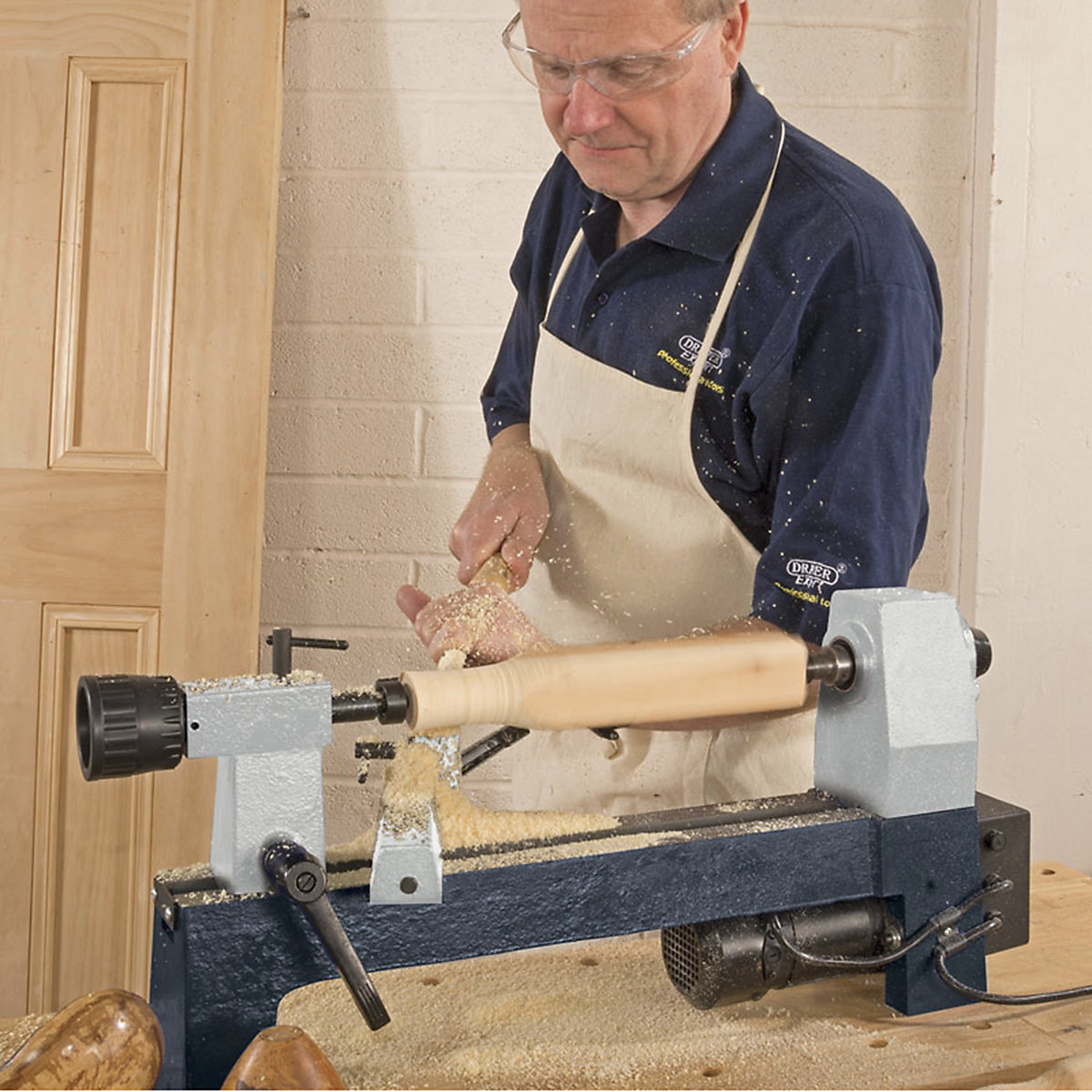 Draper Variable Speed Mini Wood Lathe | 250W (Product illustration 4)-3