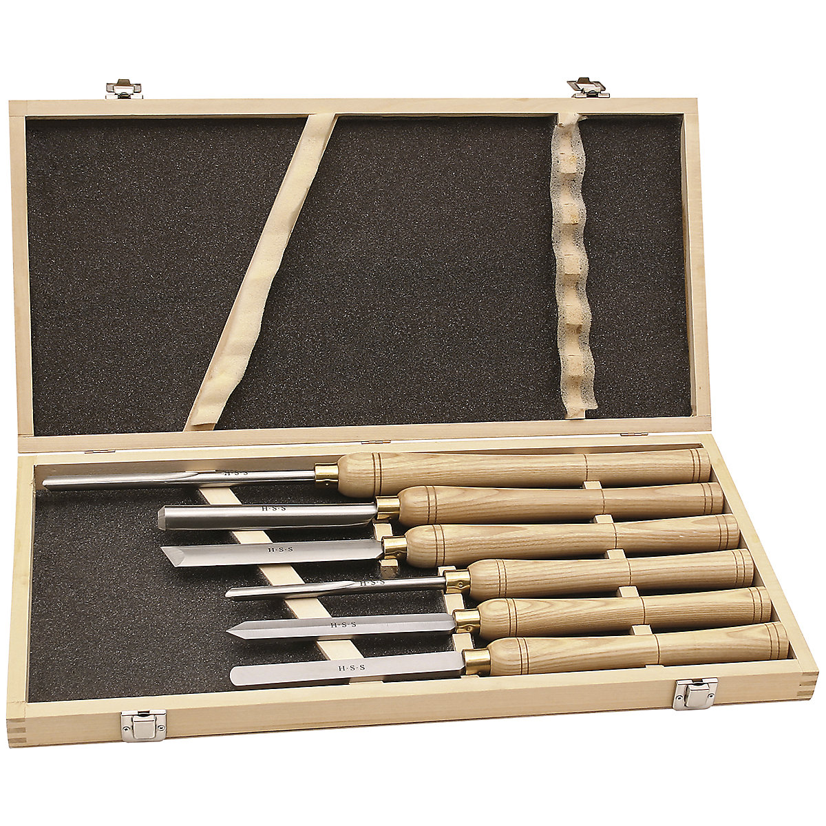 SIP 6pc Wood Lathe Chisel Set, SIP 6pc Wood Lathe Chisel Set, SIP 6pc Wood Lathe Chisel Set-0