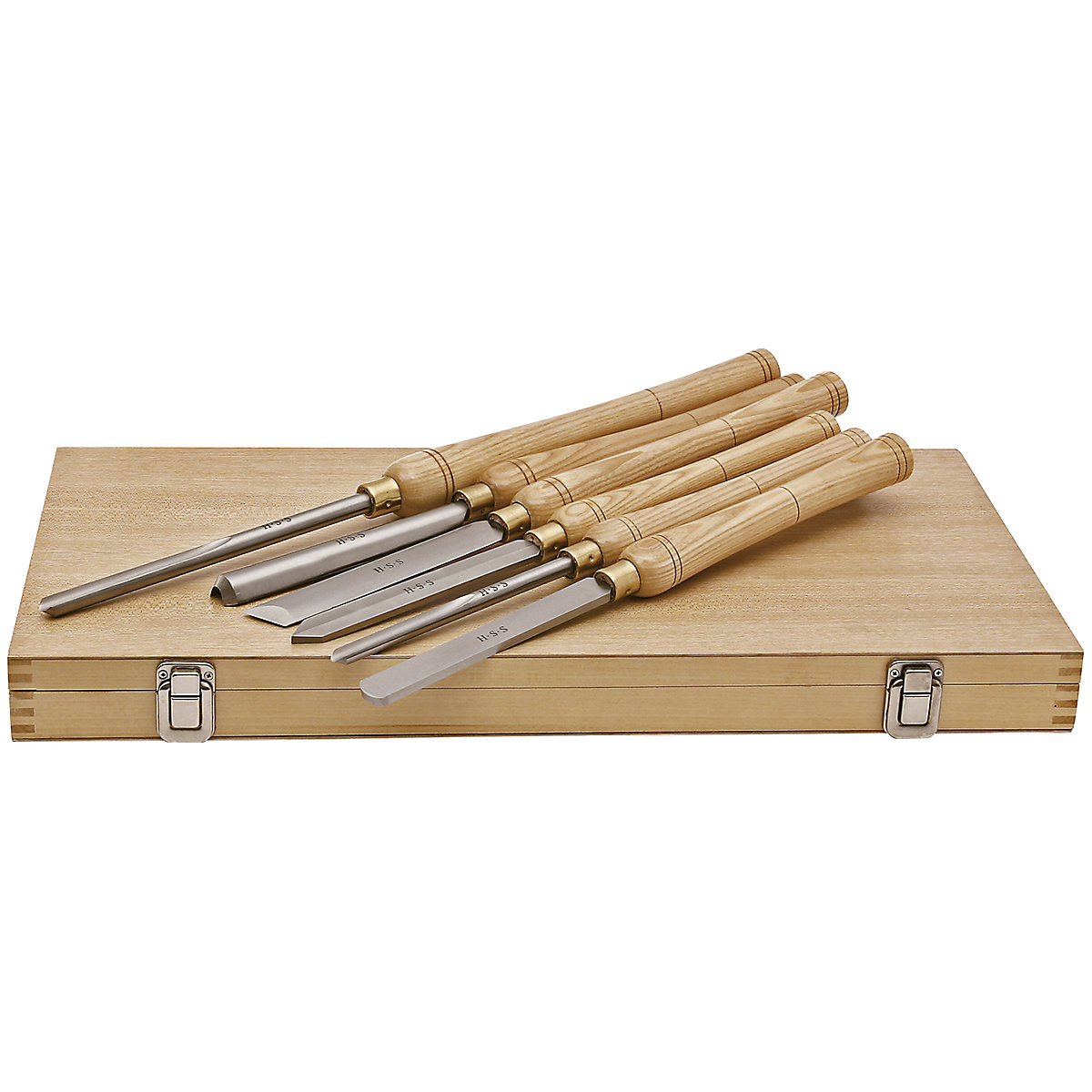 SIP 6pc Wood Lathe Chisel Set (Product illustration 2)-1