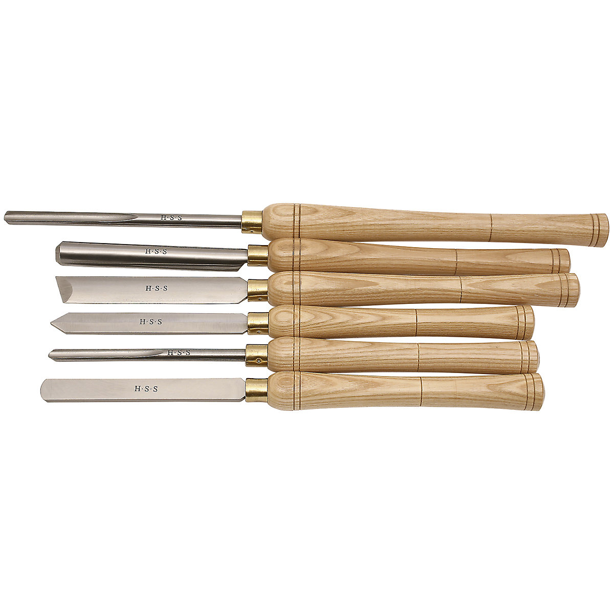 SIP 6pc Wood Lathe Chisel Set (Product illustration 3)-2