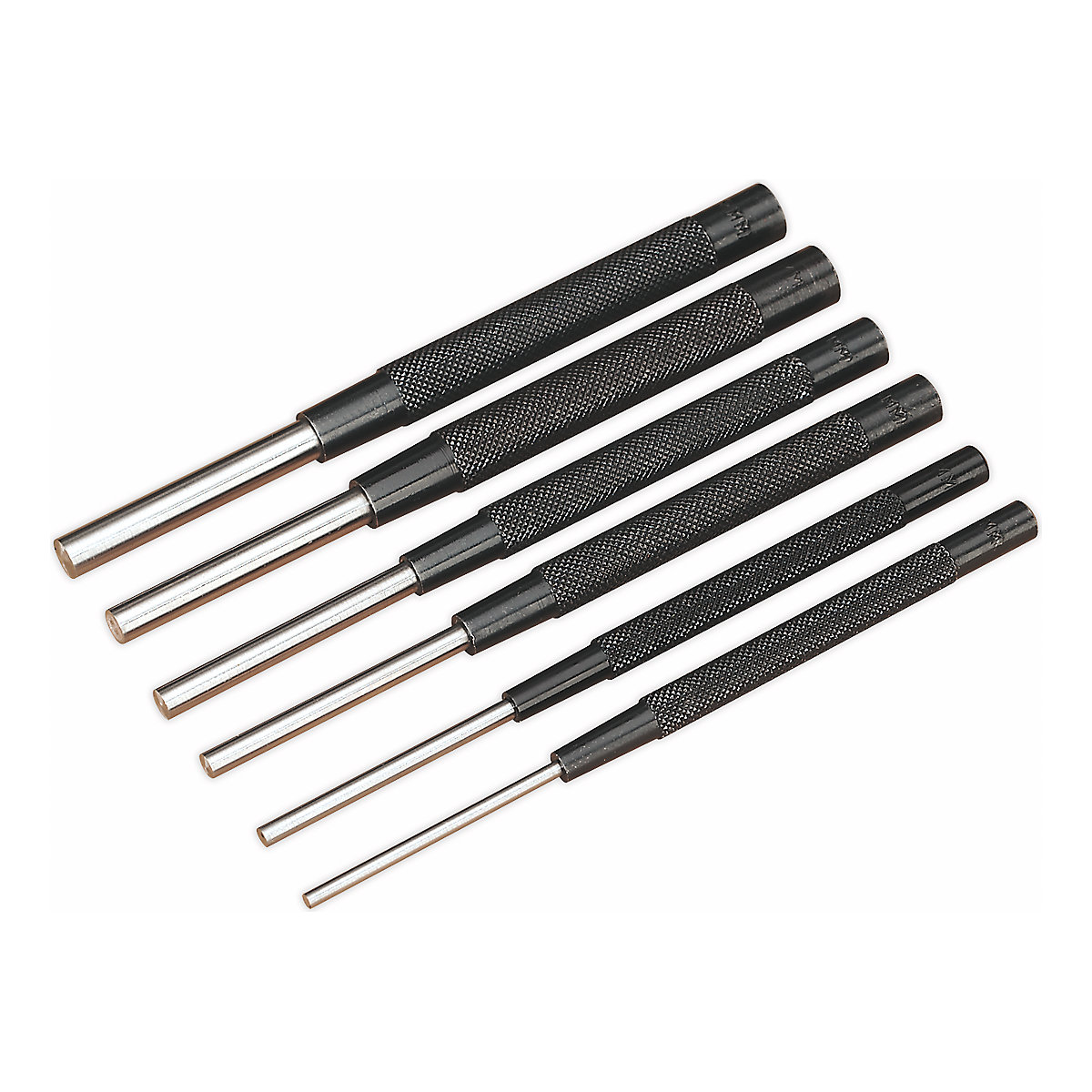 Sealey 6pc Parallel Pin Punch Set