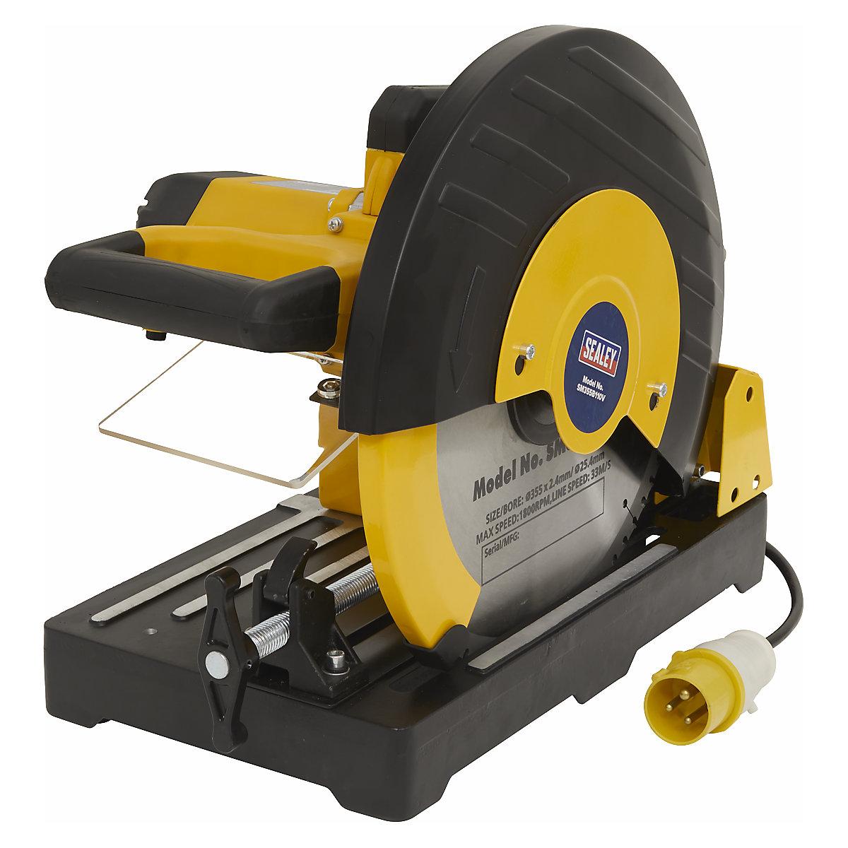 Sealey Cut-Off Machine with Blade | 355mm | 110V (Product illustration 3)-2