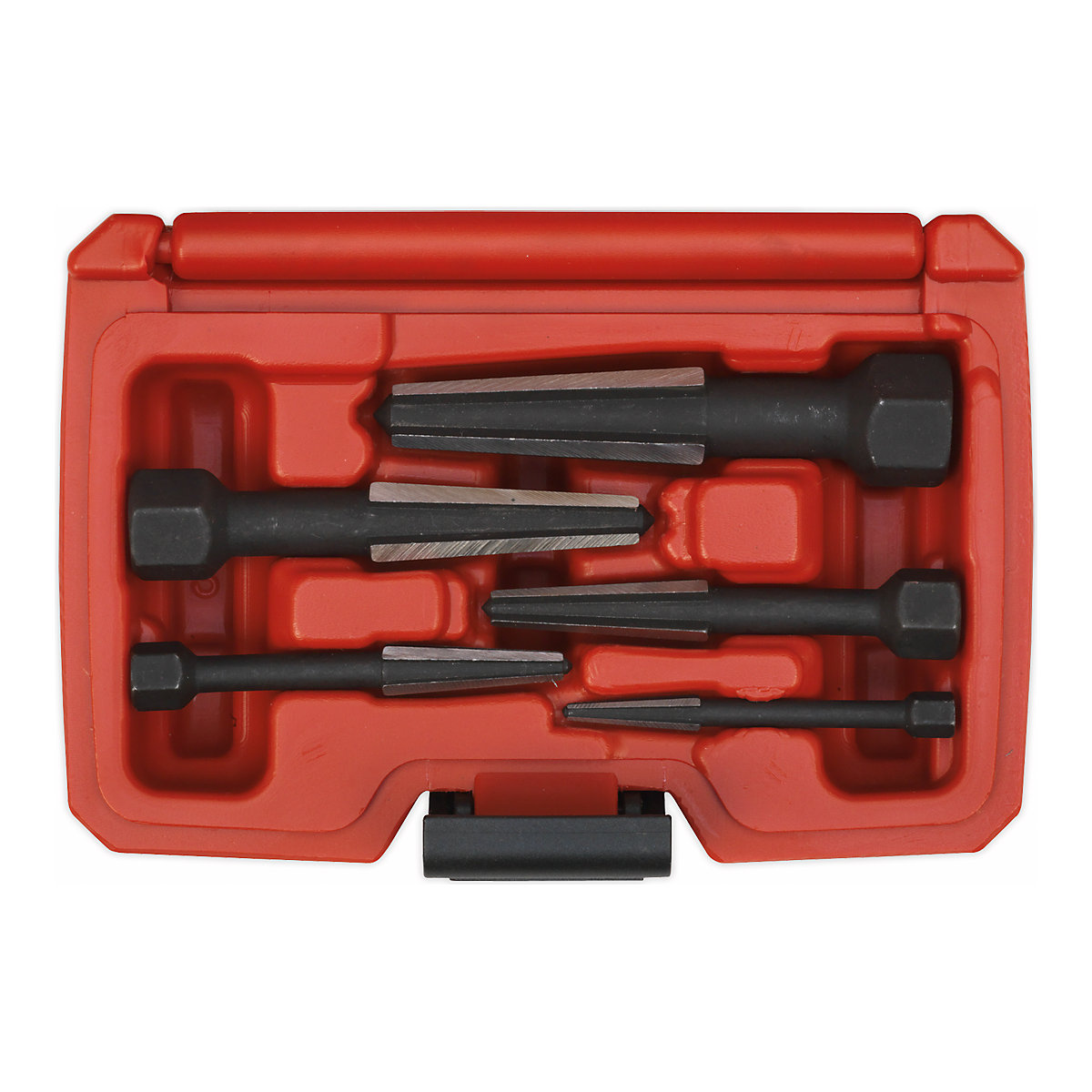 Sealey Double Edge Screw Extractor Set | 5pc (Product illustration 2)-1