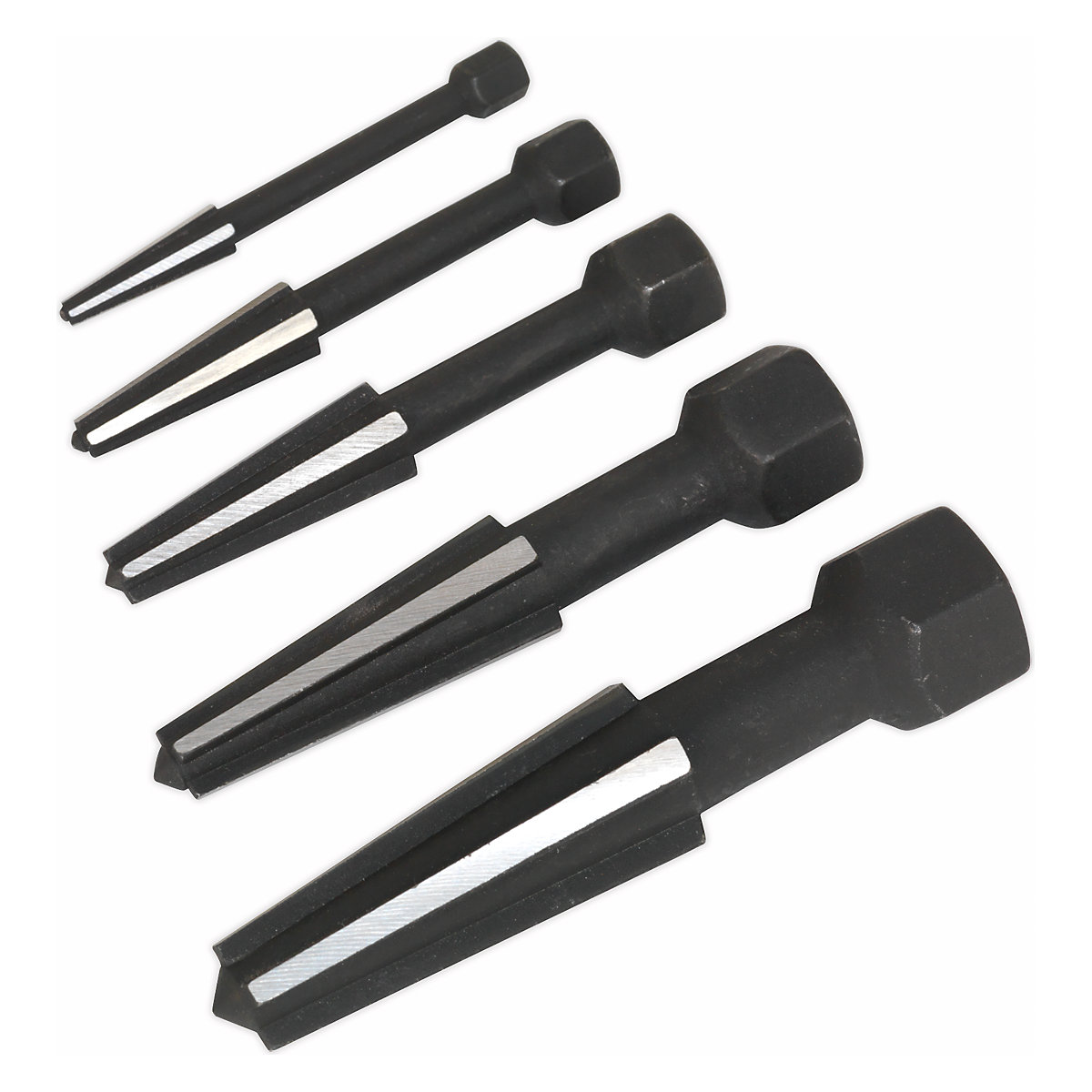 Sealey Double Edge Screw Extractor Set | 5pc (Product illustration 4)-3