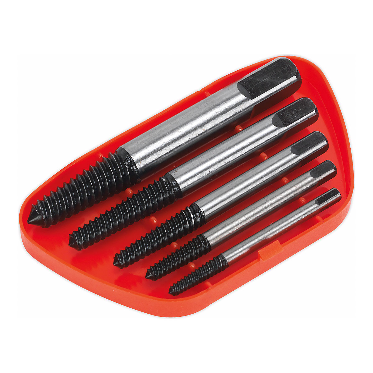 Sealey Helix Type Screw Extractor Set | 5pc (Product illustration 2)-1
