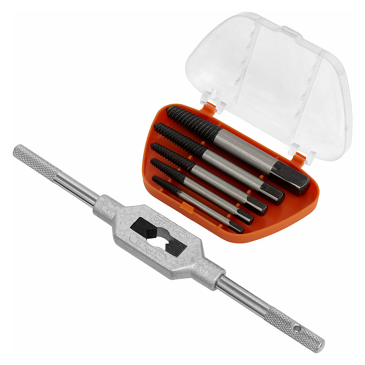 Sealey Helix Type Screw Extractor Set with Wrench | 6pc (Product illustration 2)-1