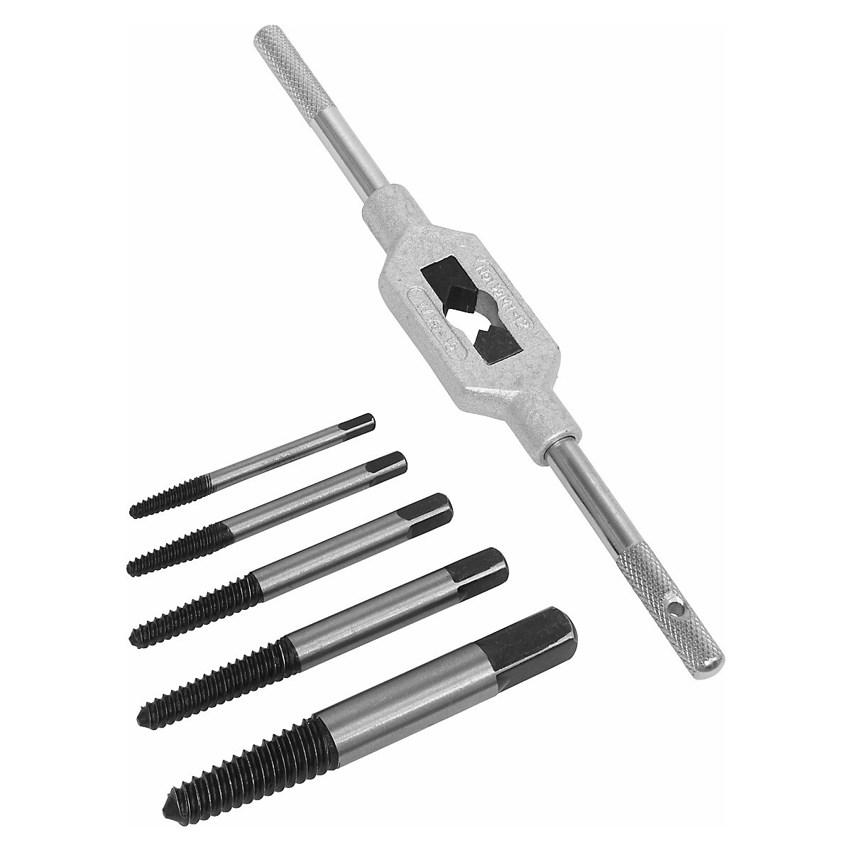Sealey Helix Type Screw Extractor Set with Wrench | 6pc (Product illustration 3)-2