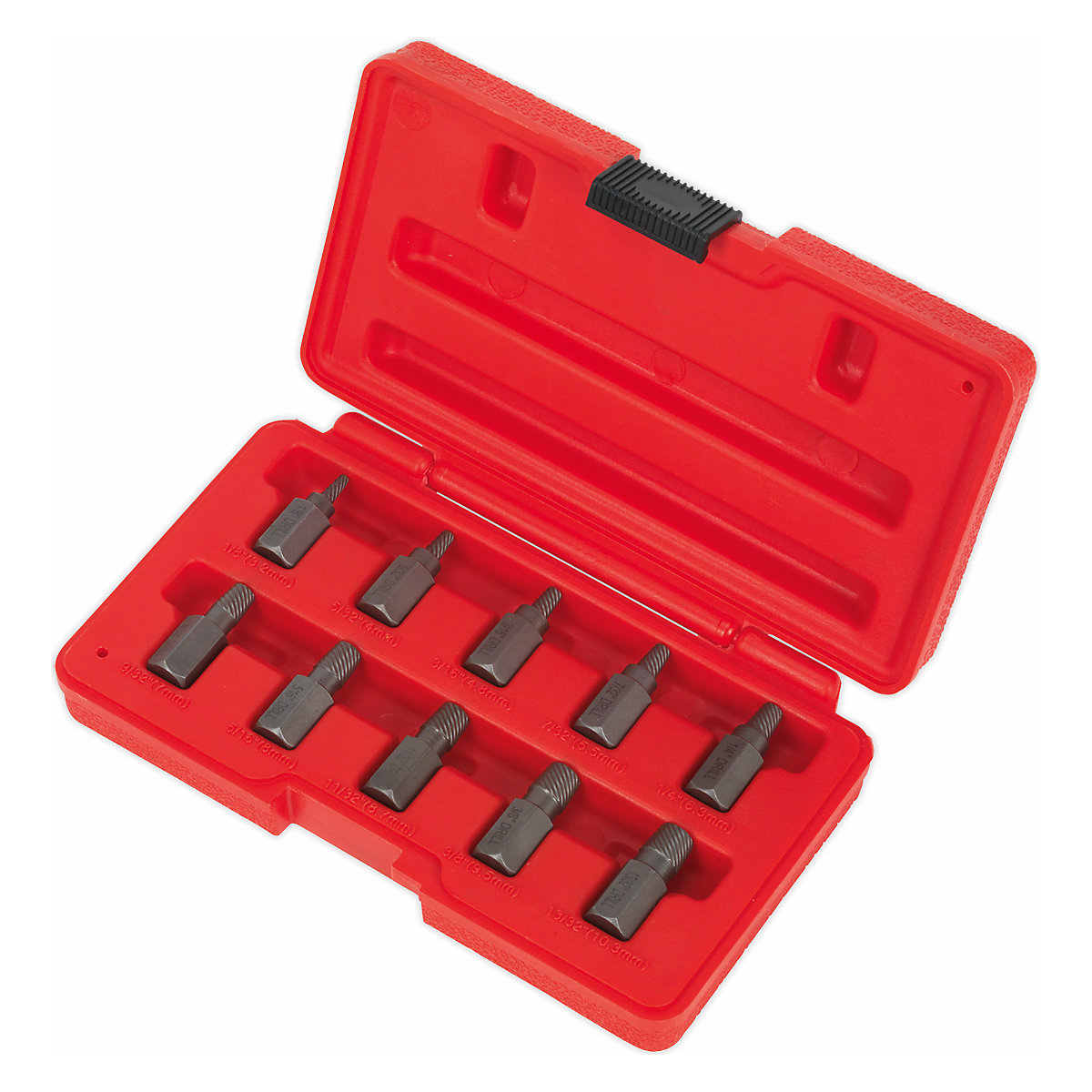 Sealey Multi-Spline Screw Extractor Set | 10pc (Product illustration 3)-2