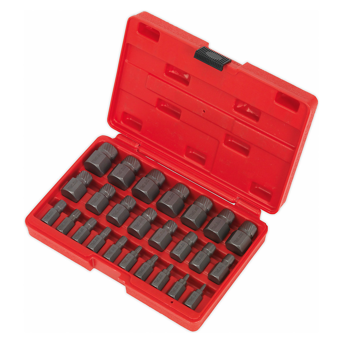 Sealey Multi-Spline Screw Extractor Set | 25pc (Product illustration 3)-2