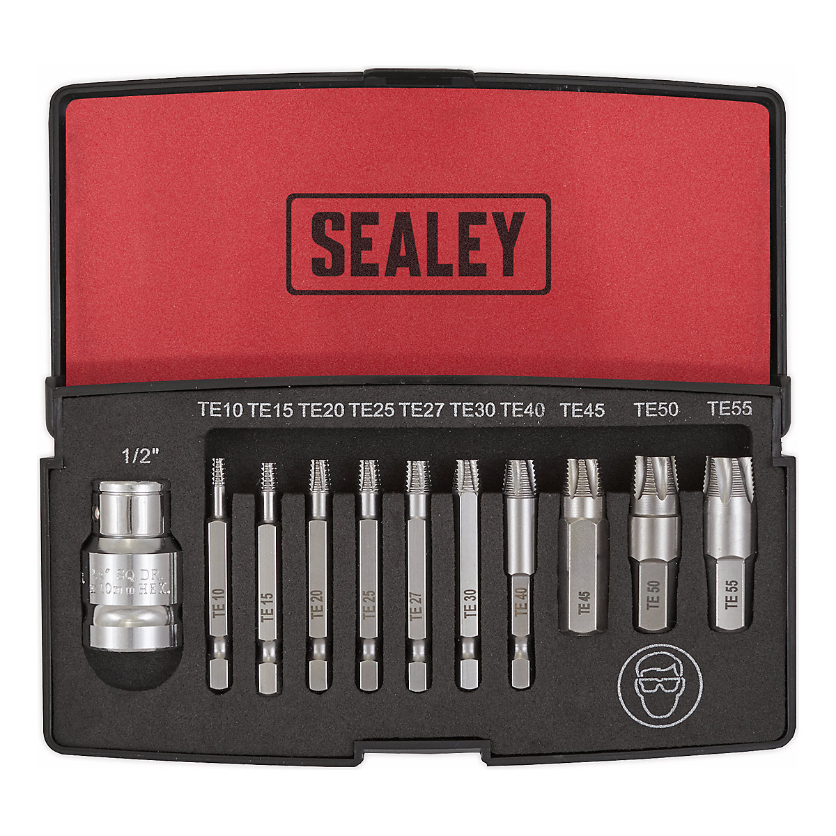 Sealey TRX-Star* Fitting Extractor Set | 11pc (Product illustration 2)-1