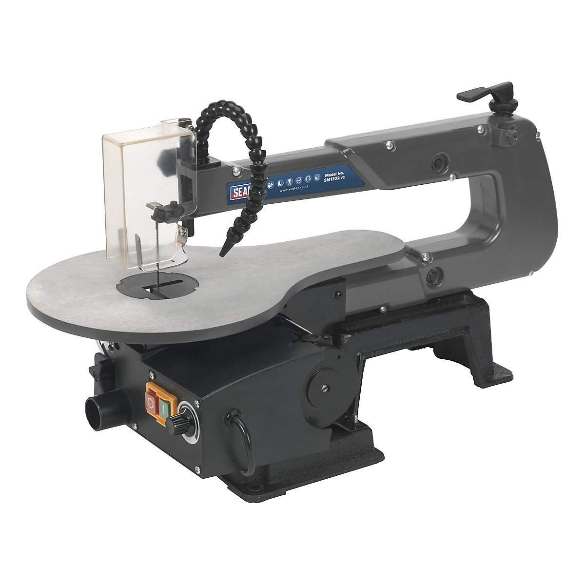 Sealey Variable Speed Scroll Saw (Product illustration 2)-1