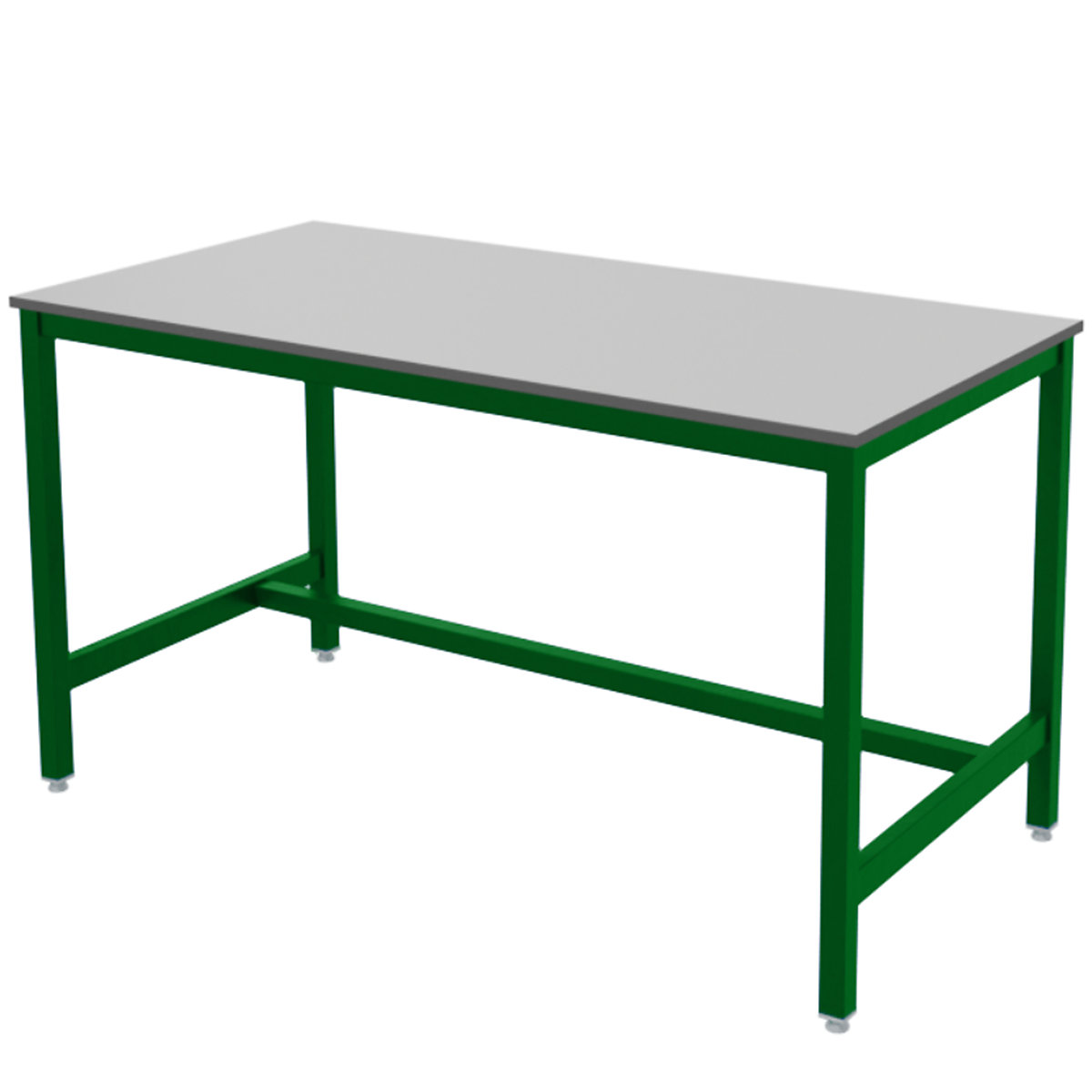 BiGDUG Fully Welded ESD Workbenches, BiGDUG Fully Welded ESD Workbenches, BiGDUG Fully Welded ESD Workbench | 840h x 1200w x 600d mm | Green | T-Bar | 500kg UDL-0