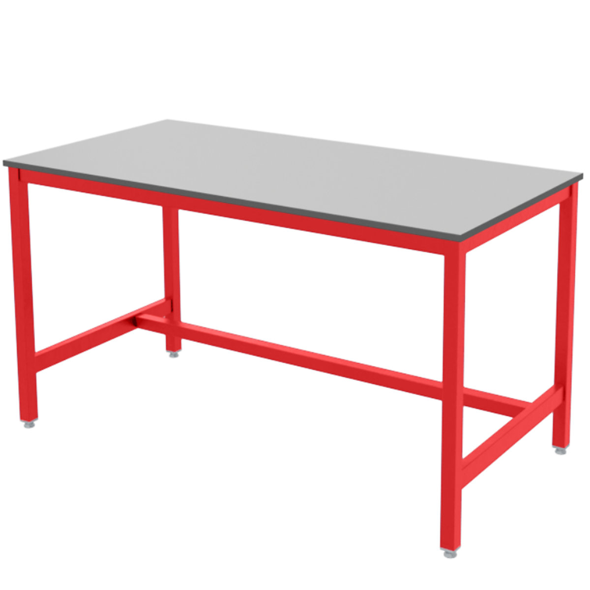 BiGDUG Fully Welded ESD Workbenches, BiGDUG Fully Welded ESD Workbenches, BiGDUG Fully Welded ESD Workbench | 840h x 1200w x 600d mm | Red | T-Bar | 500kg UDL-0