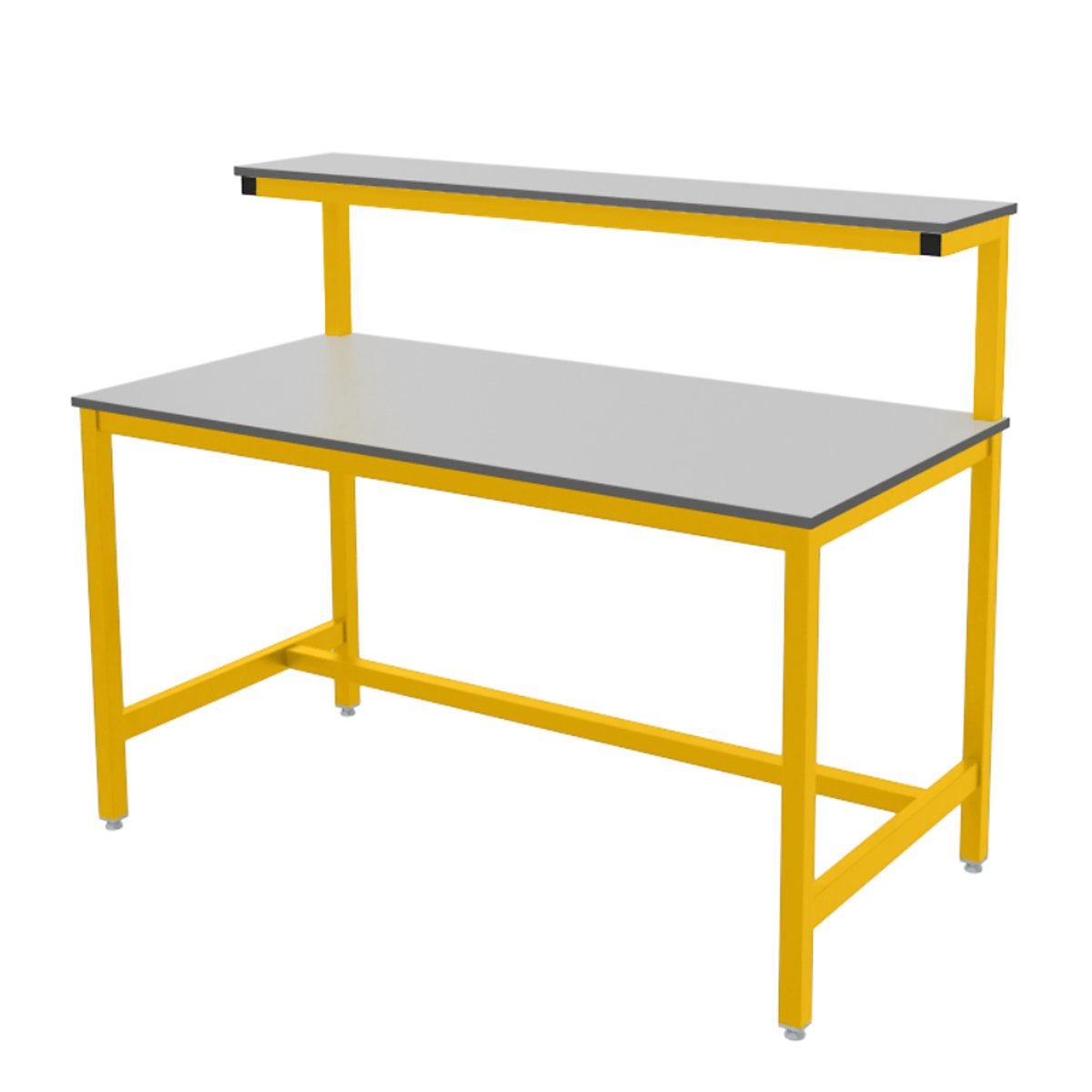 BiGDUG Fully Welded ESD Workstations, BiGDUG Fully Welded ESD Workstations, BiGDUG Fully Welded ESD Workstation | 840h x 1200w x 600d mm | Yellow | 500kg UDL-0