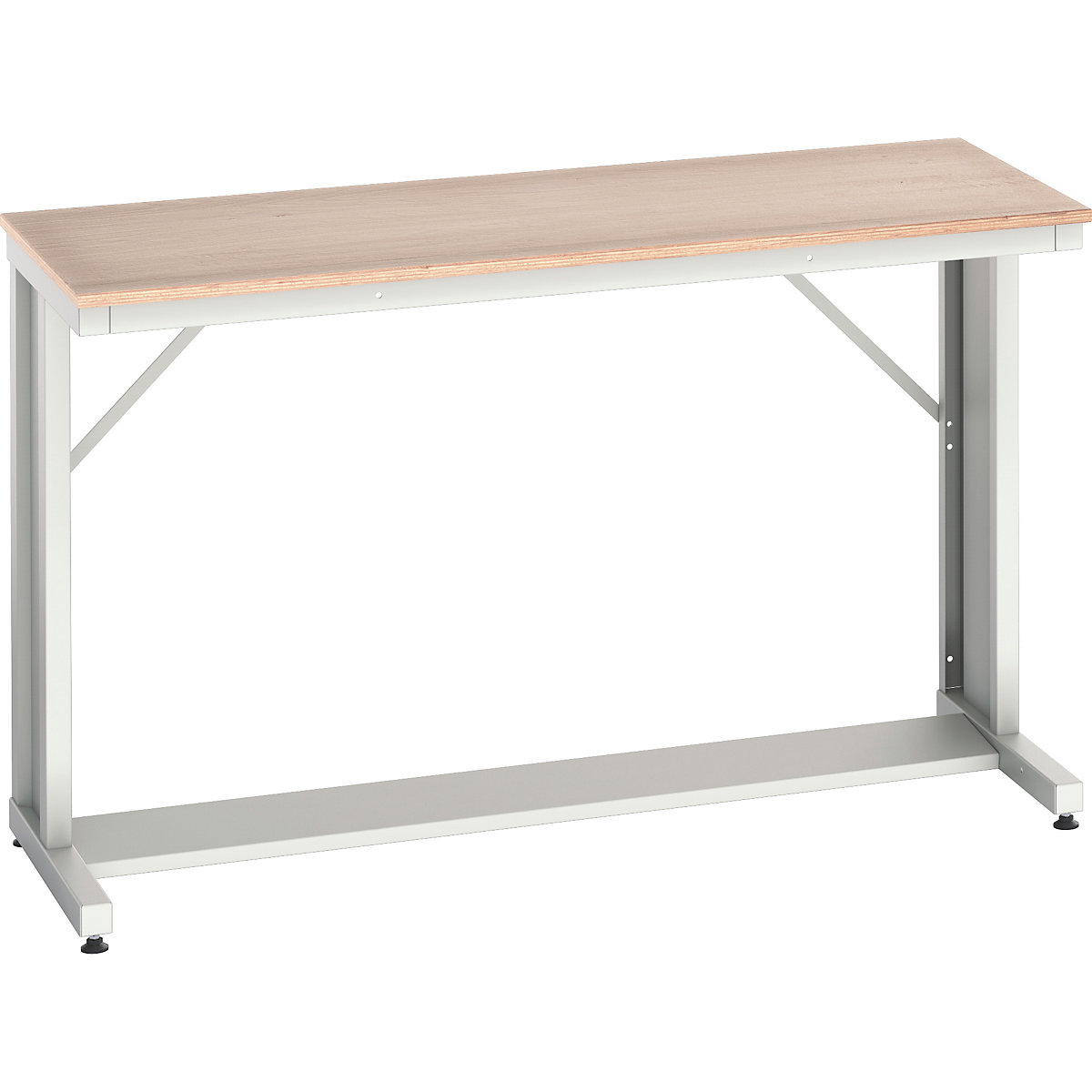 Bott Verso Cantilever Benches, Bott Verso Cantilever Benches, Bott Verso Cantilever Bench | 930h x 1500w x 600d mm | Light Grey | MPX Worktop | 200kg UDL-0