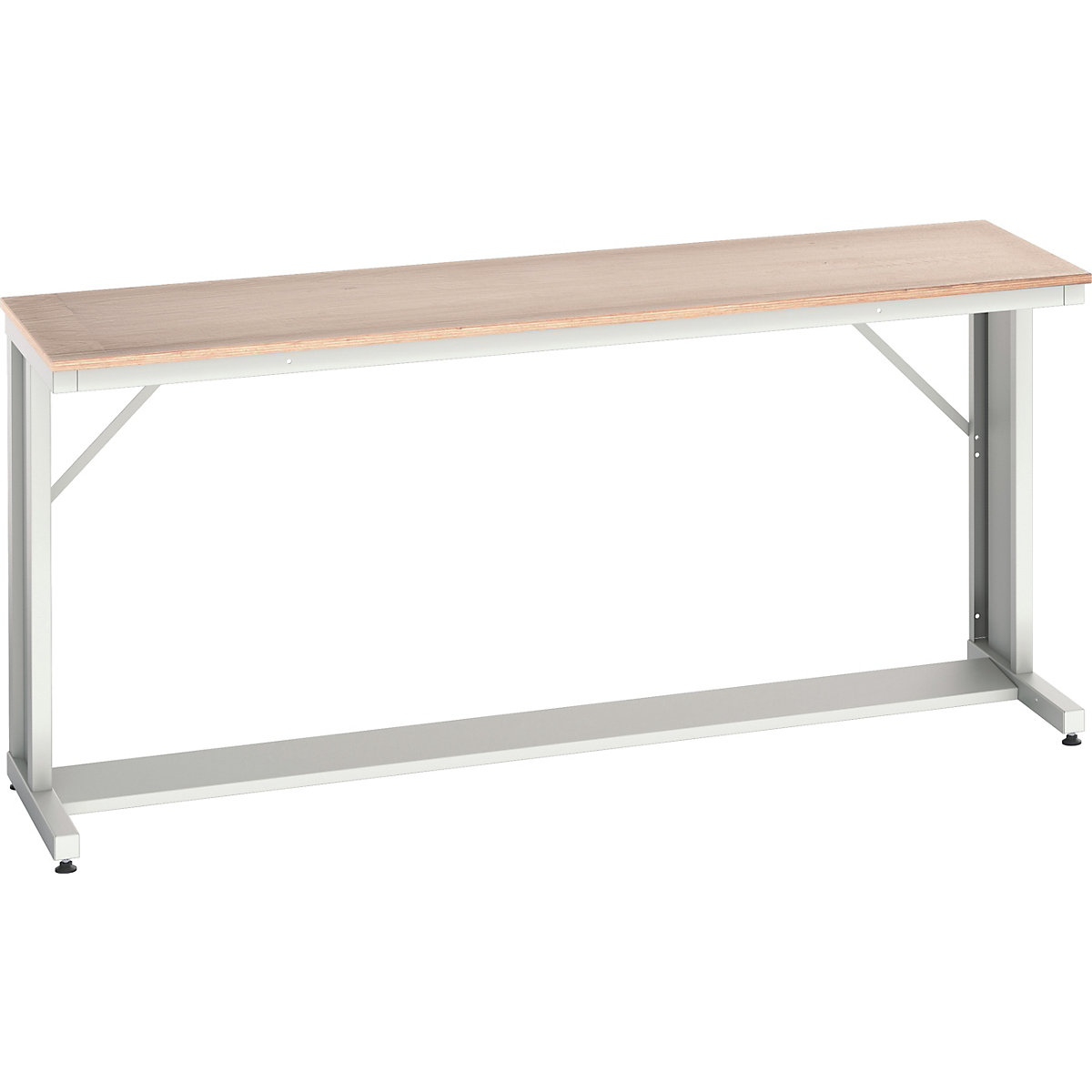 Bott Verso Cantilever Benches, Bott Verso Cantilever Benches, Bott Verso Cantilever Bench | 930h x 2000w x 600d mm | Light Grey | MPX Worktop | 200kg UDL-0