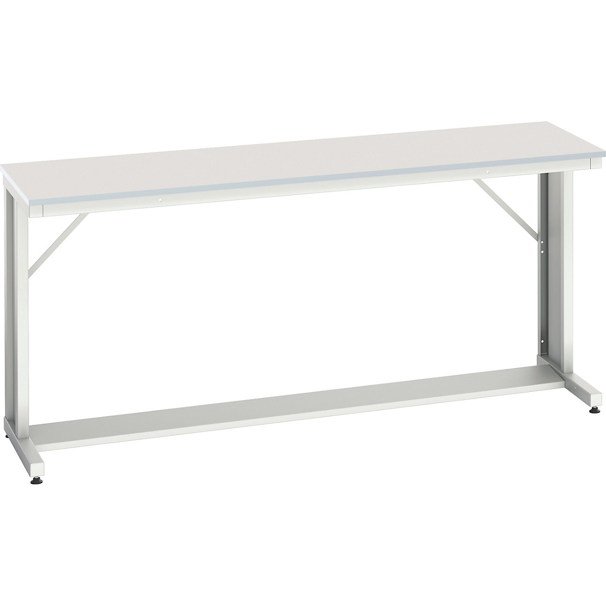 Bott Verso Cantilever Benches, Bott Verso Cantilever Benches, Bott Verso Cantilever Bench | 930h x 2000w x 600d mm | Light Grey | MFC Worktop | 150kg UDL-0