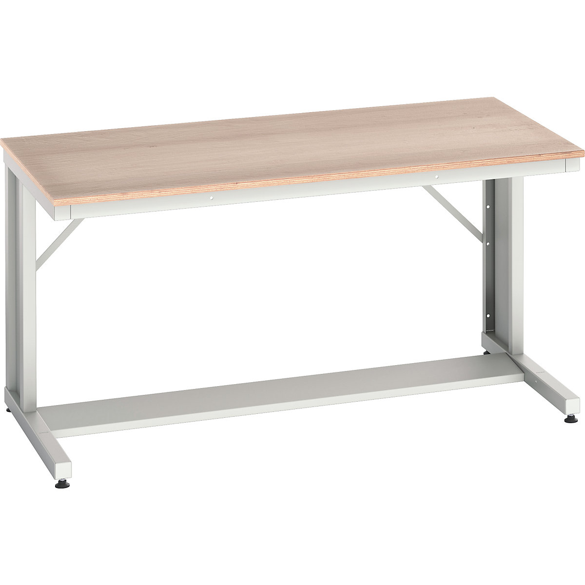 Bott Verso Cantilever Benches, Bott Verso Cantilever Benches, Bott Verso Cantilever Bench | 780h x 1500w x 800d mm | Light Grey | MPX Worktop | 200kg UDL-0