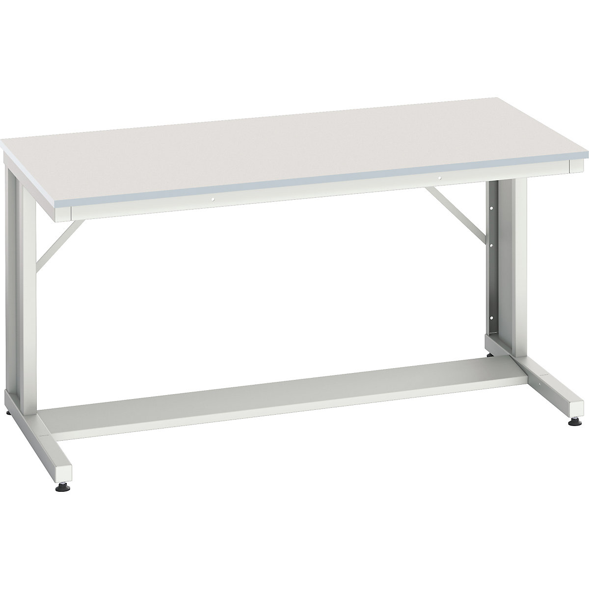 Bott Verso Cantilever Benches, Bott Verso Cantilever Benches, Bott Verso Cantilever Bench | 780h x 1500w x 800d mm | Light Grey | MFC Worktop | 150kg UDL-0