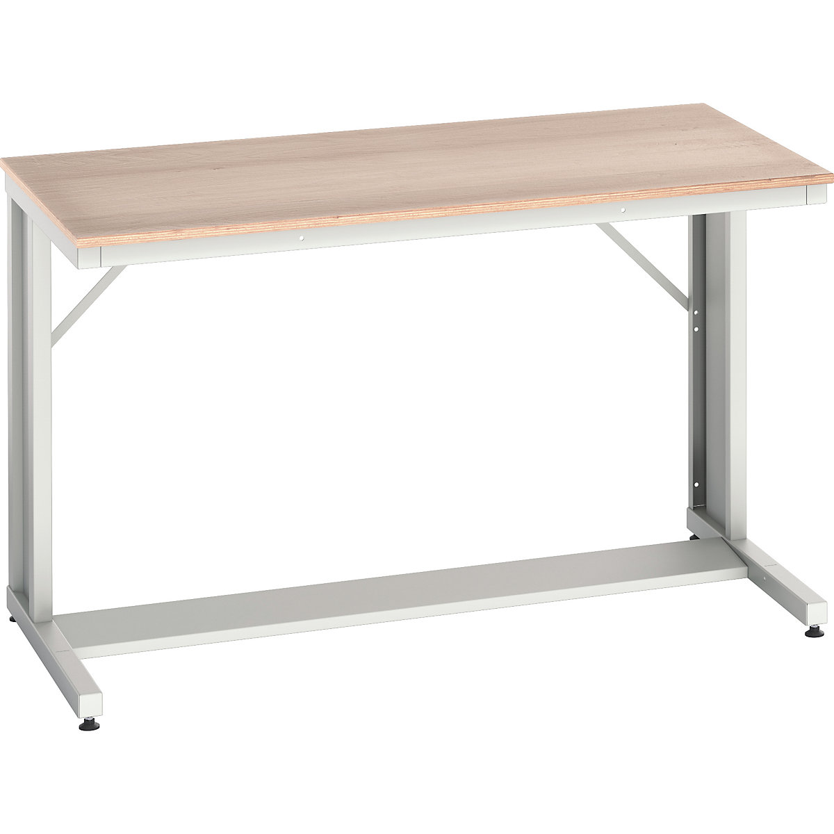 Bott Verso Cantilever Benches, Bott Verso Cantilever Benches, Bott Verso Cantilever Bench | 930h x 1500w x 800d mm | Light Grey | MPX Worktop | 200kg UDL-0