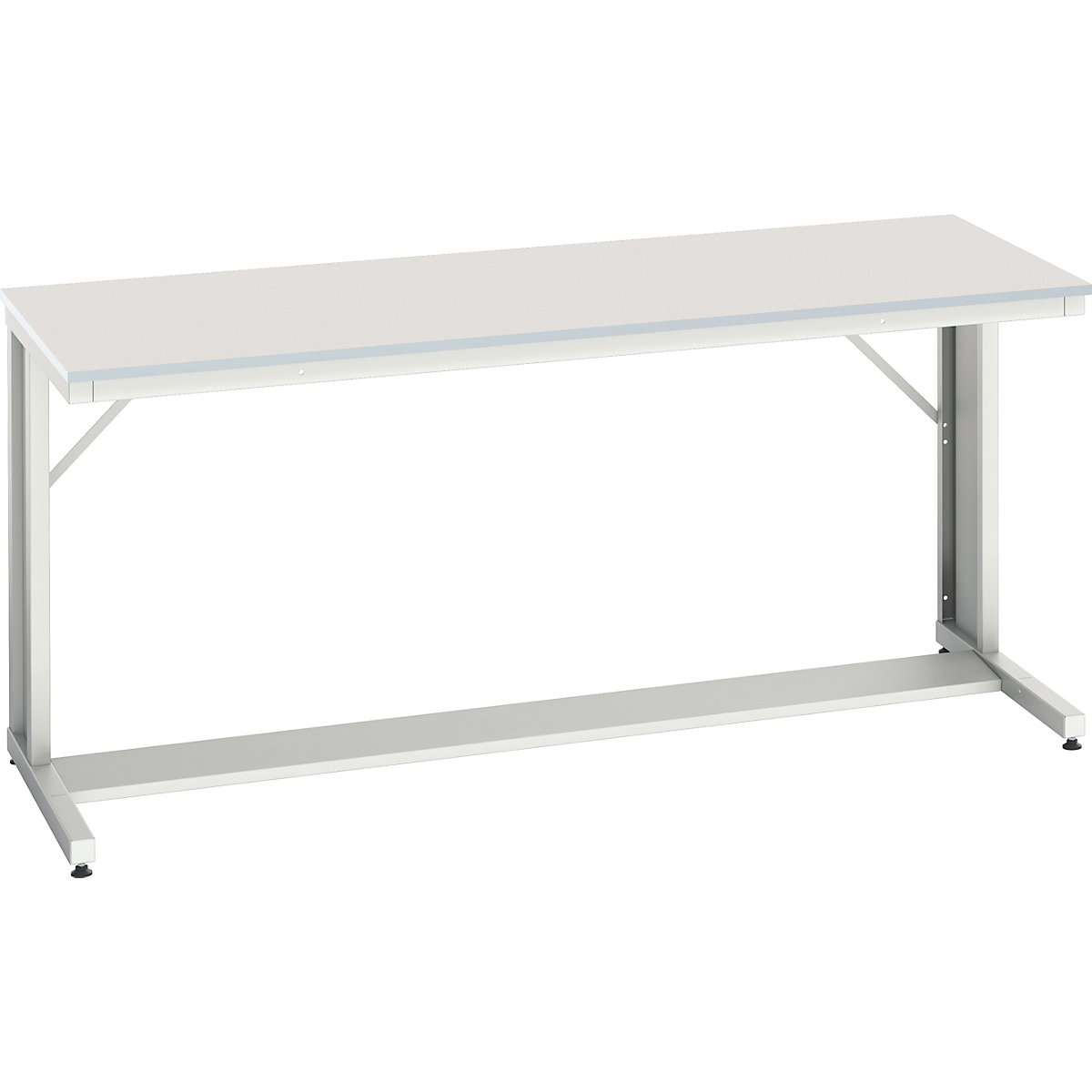 Bott Verso Cantilever Benches, Bott Verso Cantilever Benches, Bott Verso Cantilever Bench | 930h x 2000w x 800d mm | Light Grey | MFC Worktop | 150kg UDL-0