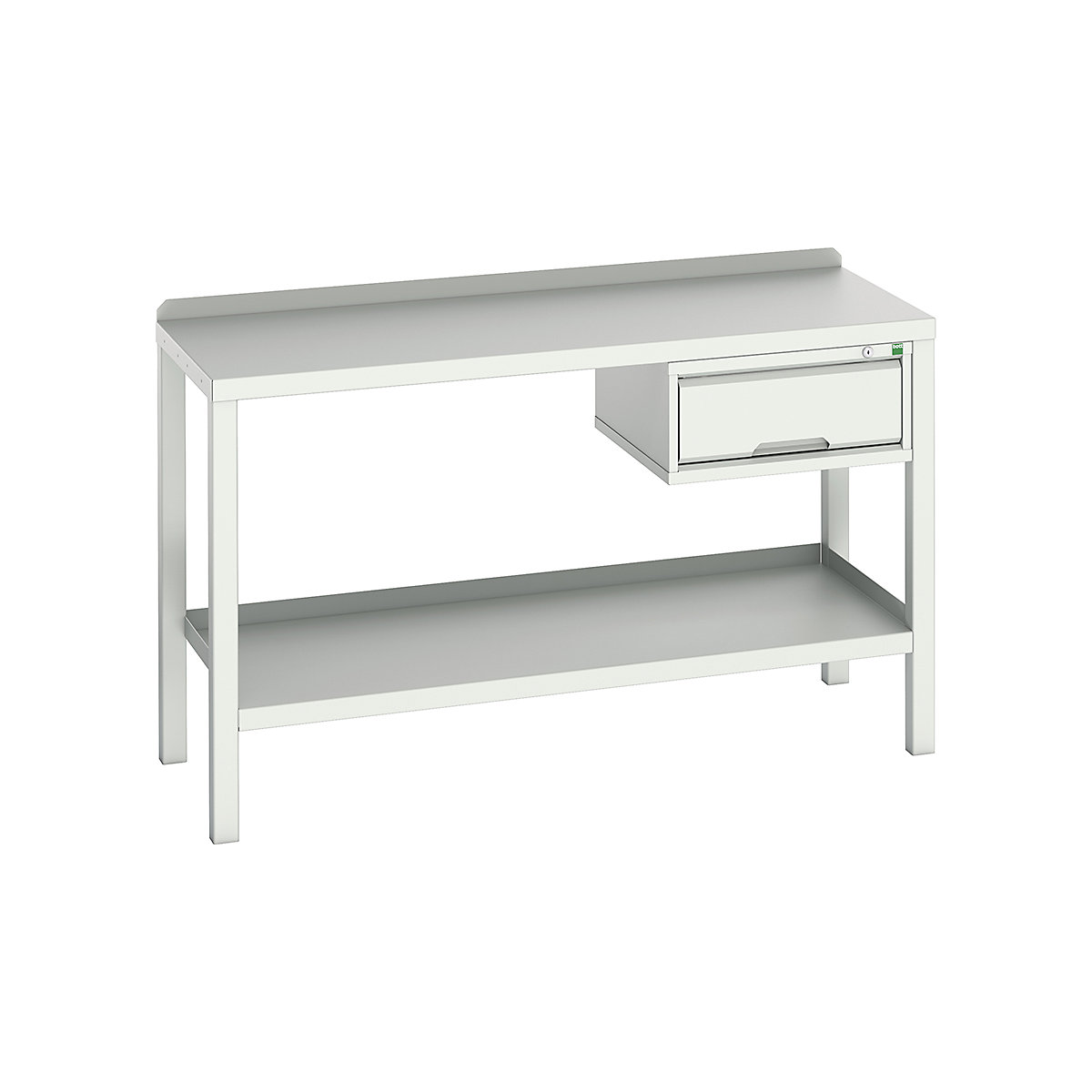 Bott Verso Fully Welded Benches, Bott Verso Fully Welded Benches, Bott Verso Welded Bench | With Drawer | 910h x 1500w x 600d mm | Light Grey | Steel Worktop | 400kg UDL-0