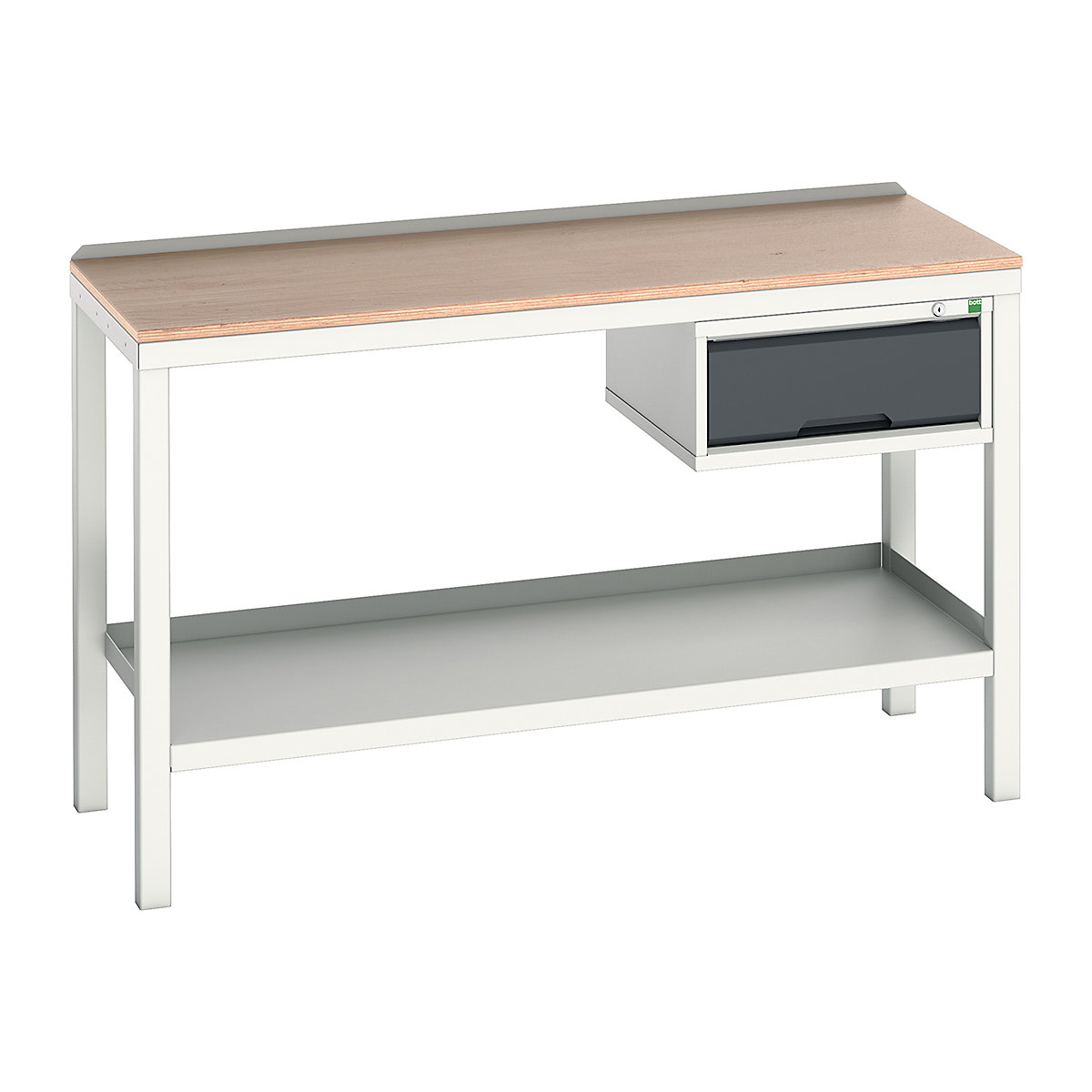 Bott Verso Fully Welded Benches, Bott Verso Fully Welded Benches, Bott Verso Welded Bench | With Drawer | 930h x 1500w x 600d mm | Anthracite Grey | MPX Worktop | 400kg UDL-0