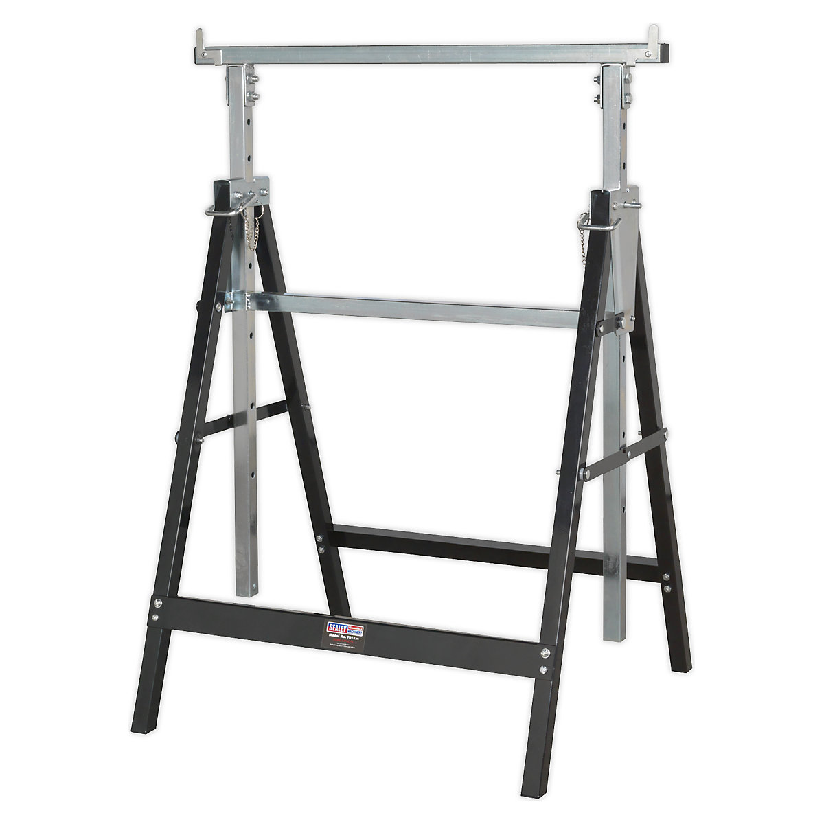 Sealey Fold Down Telescopic Trestle | 200kg Capacity (Product illustration 2)-1