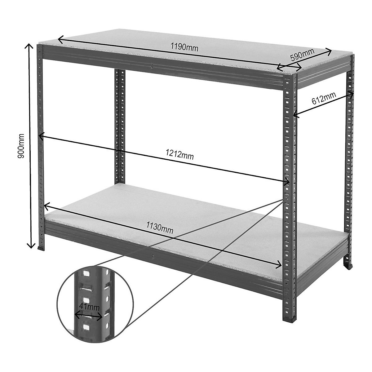 BiGDUG Essentials 2x Industrial Workbench Mega Deal (Product illustration 5)-4
