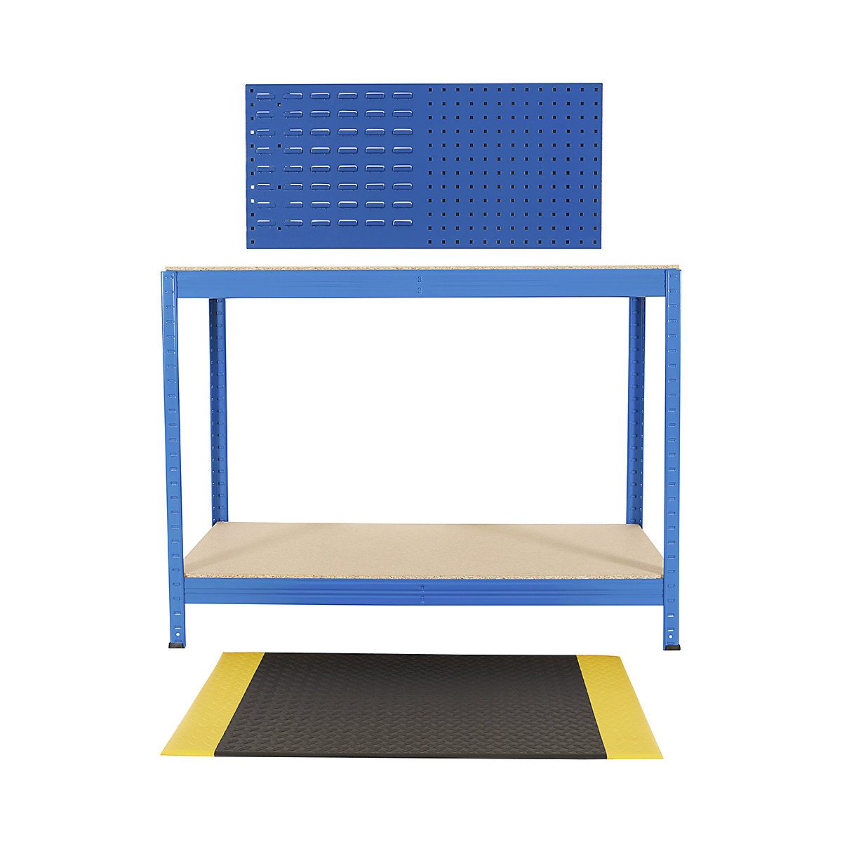 BiGDUG Garage Home Workshop Kit, BiGDUG Garage Home Workshop Kit, BiGDUG Garage Home Workshop Kit | 900h x 1200w x 600d mm Workbench | Chipboard Worktop | Combination Tool Panel | Anti Fatigue Mat-0