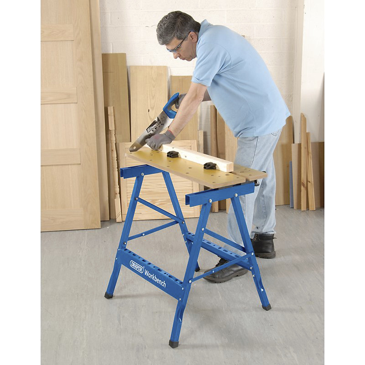 Draper Fold Down Workbench | 800mm (Product illustration 4)-3
