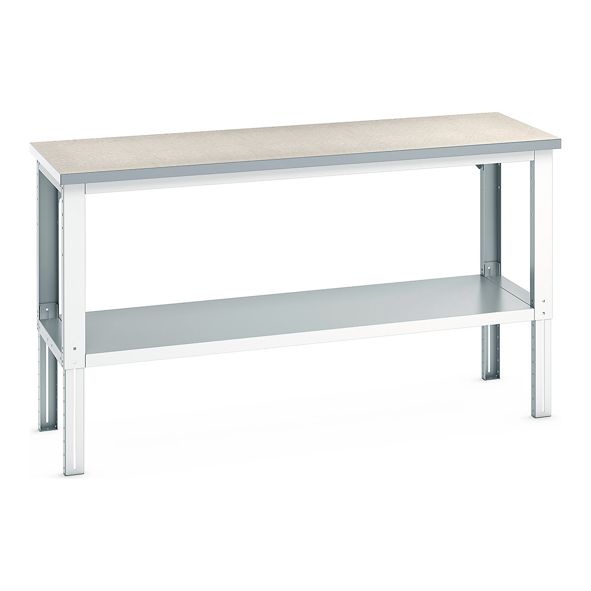 Bott Cubio Height Adjustable Framework Benches, Bott Cubio Height Adjustable Framework Benches, Bott Cubio Height Adjustable Framework Bench | 740 - 1140h x 2000w x 750d mm | Full Depth Shelf | Lino Worktop-0
