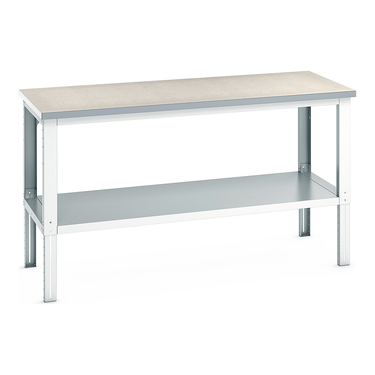 Bott Cubio Height Adjustable Framework Benches, Bott Cubio Height Adjustable Framework Benches, Bott Cubio Height Adjustable Framework Bench | 740 - 1140h x 2000w x 900d mm | Full Depth Shelf | Lino Worktop-0