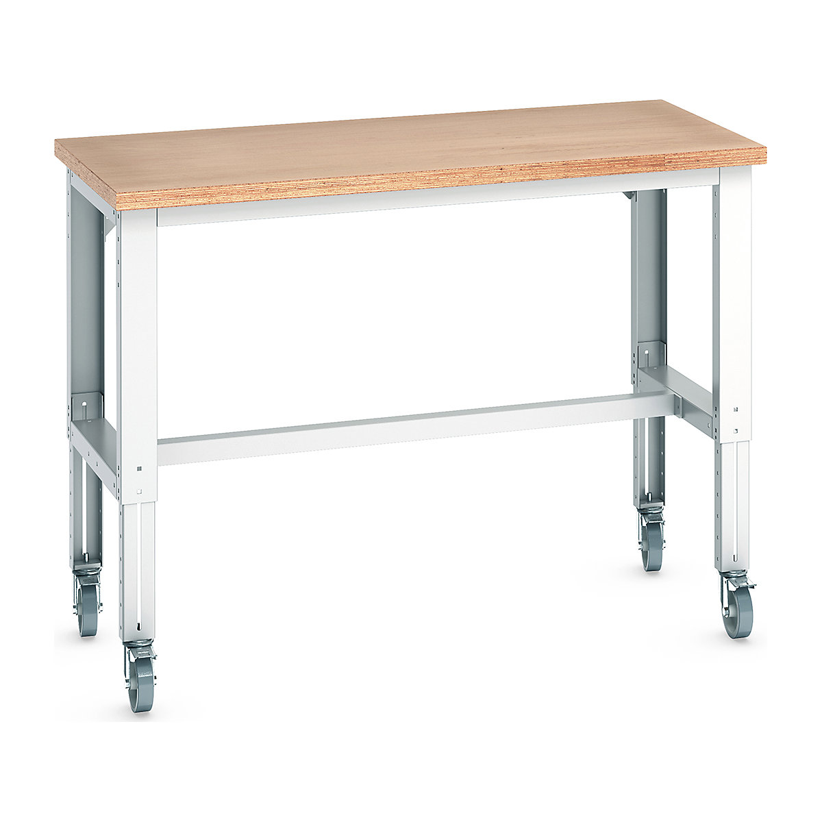 Bott Cubio Height Adjustable Framework Mobile Benches, Bott Cubio Height Adjustable Framework Mobile Benches, Bott Cubio Height Adjustable Framework Mobile Bench | 840 - 1140h x 1500w x 750d mm | T-Bar | MPX Worktop-0