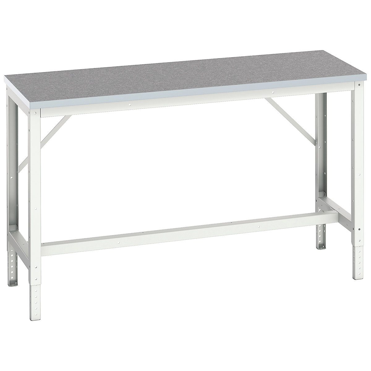 Bott Verso Height Adjustable Framework Benches | Quickship, Bott Verso Height Adjustable Framework Benches | Quickship, Bott Verso Quickship Height Adjustable Framework Bench | 780-930h x 1500w x 600d mm | T-Bar Base | Lino Worktop | 400kg UDL-1