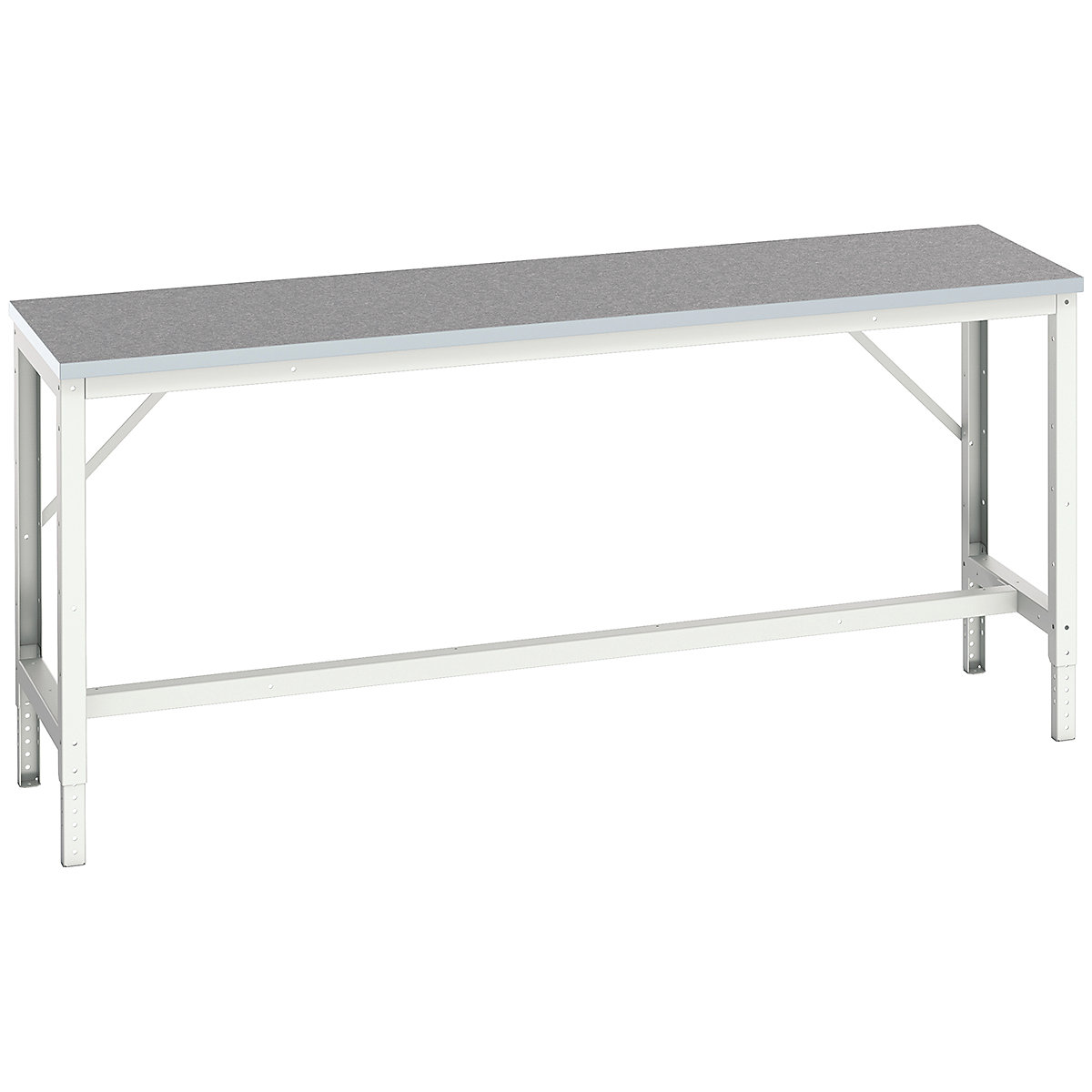 Bott Verso Height Adjustable Framework Benches | Quickship, Bott Verso Height Adjustable Framework Benches | Quickship, Bott Verso Quickship Height Adjustable Framework Bench | 780-930h x 2000w x 600d mm | T-Bar Base | Lino Worktop | 400kg UDL-3