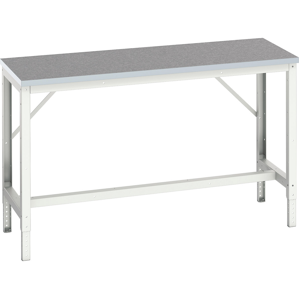 Bott Verso Height Adjustable Framework Benches, Bott Verso Height Adjustable Framework Benches, Bott Verso Height Adjustable Framework Bench | 780-930h x 1500w x 600d mm | T-Bar Base | Lino Worktop | 400kg UDL-0