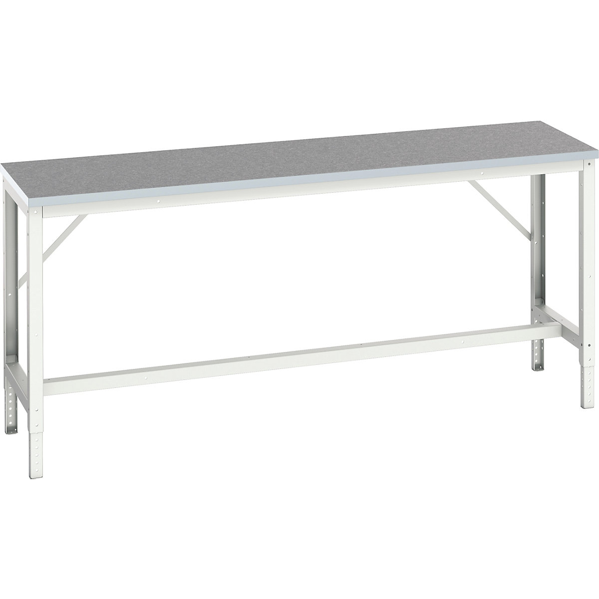 Bott Verso Height Adjustable Framework Benches, Bott Verso Height Adjustable Framework Benches, Bott Verso Height Adjustable Framework Bench | 780-930h x 2000w x 600d mm | T-Bar Base | Lino Worktop | 400kg UDL-0
