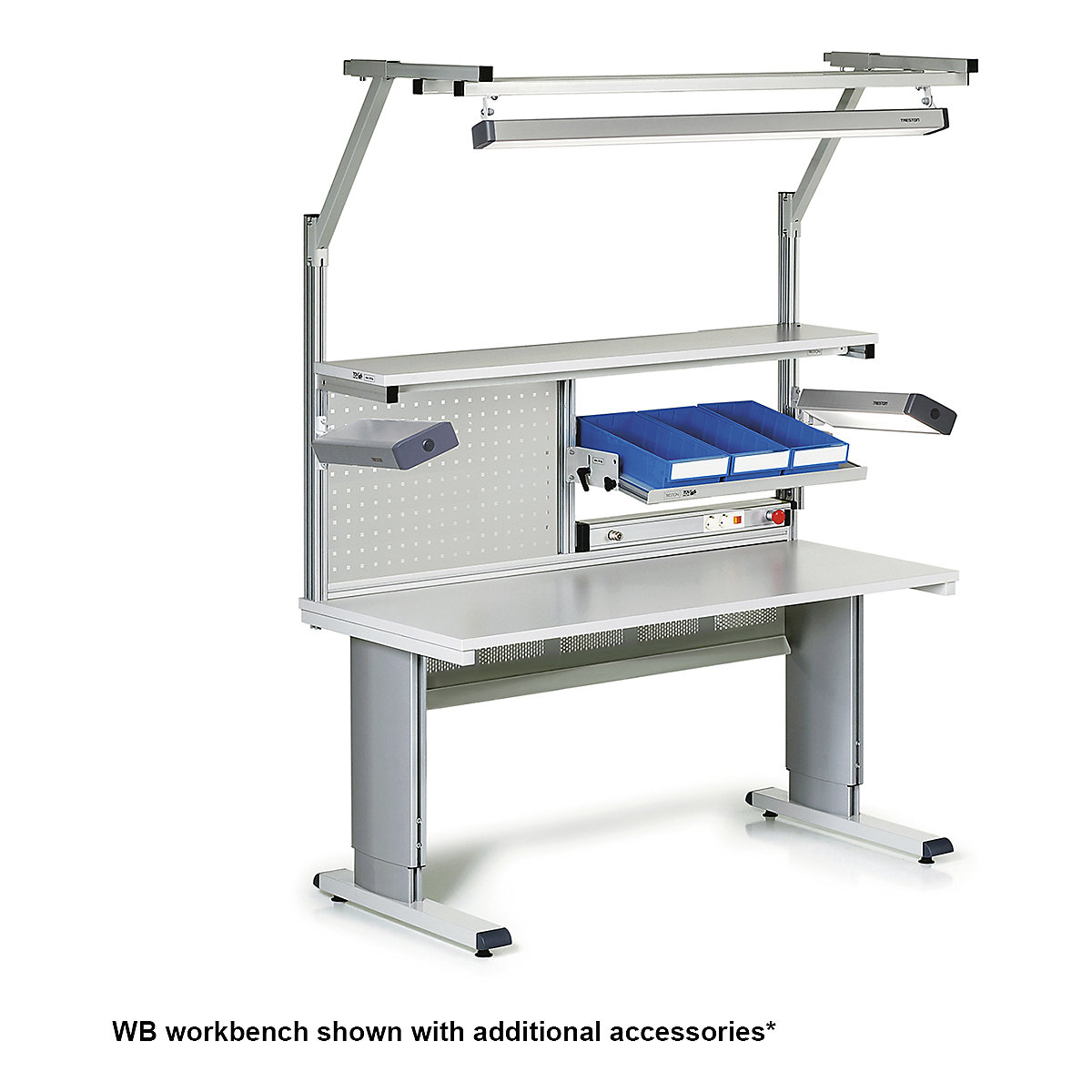 Treston WB Height Adjustable Cantilever Workbench (Product illustration 4)-3