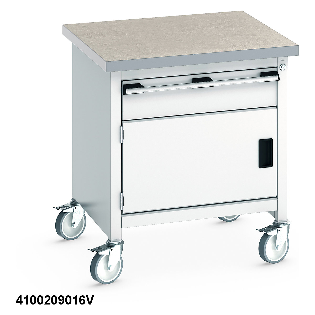 Bott Cubio Mobile Storage Benches | 750 Wide (Product illustration 18)-17