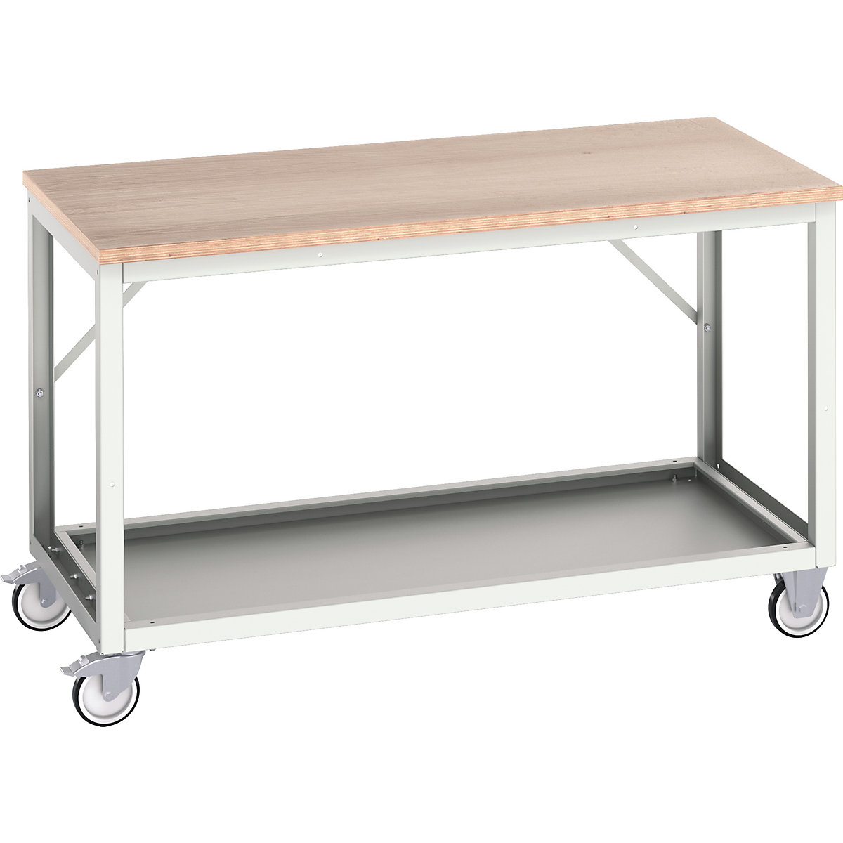 Bott Verso Mobile Benches, Bott Verso Mobile Benches, Bott Verso Mobile Bench | 930h x 1500w x 800d mm | Full Depth Lower Shelf | MPX Worktop | 300kg UDL-0