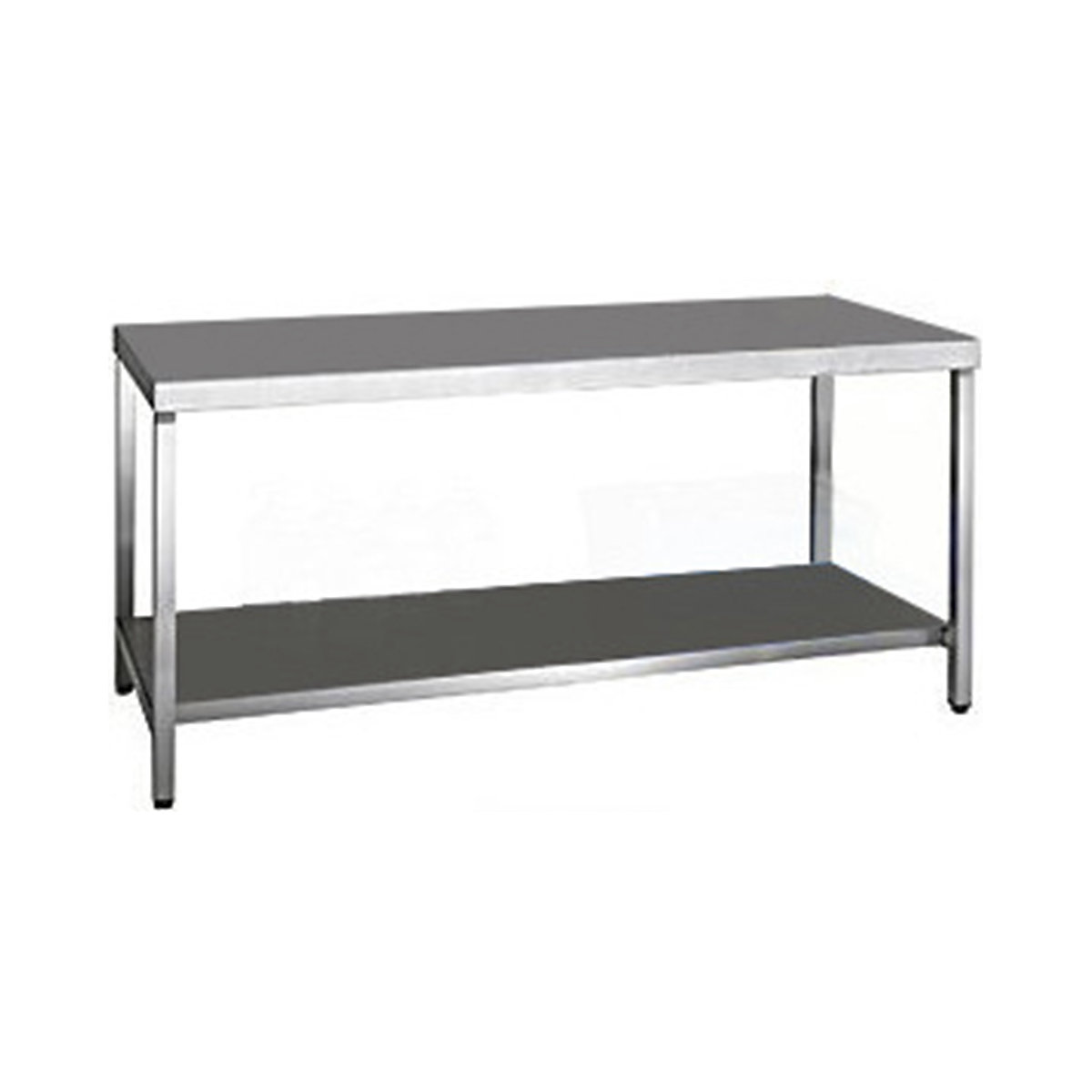 BiGDUG Heavy Duty Stainless Steel Workbench, BiGDUG Heavy Duty Stainless Steel Workbench, BiGDUG Heavy Duty Stainless Steel Workbench | 840h x 800w x 600d mm | 500kg Capacity | With Lower Shelf-0
